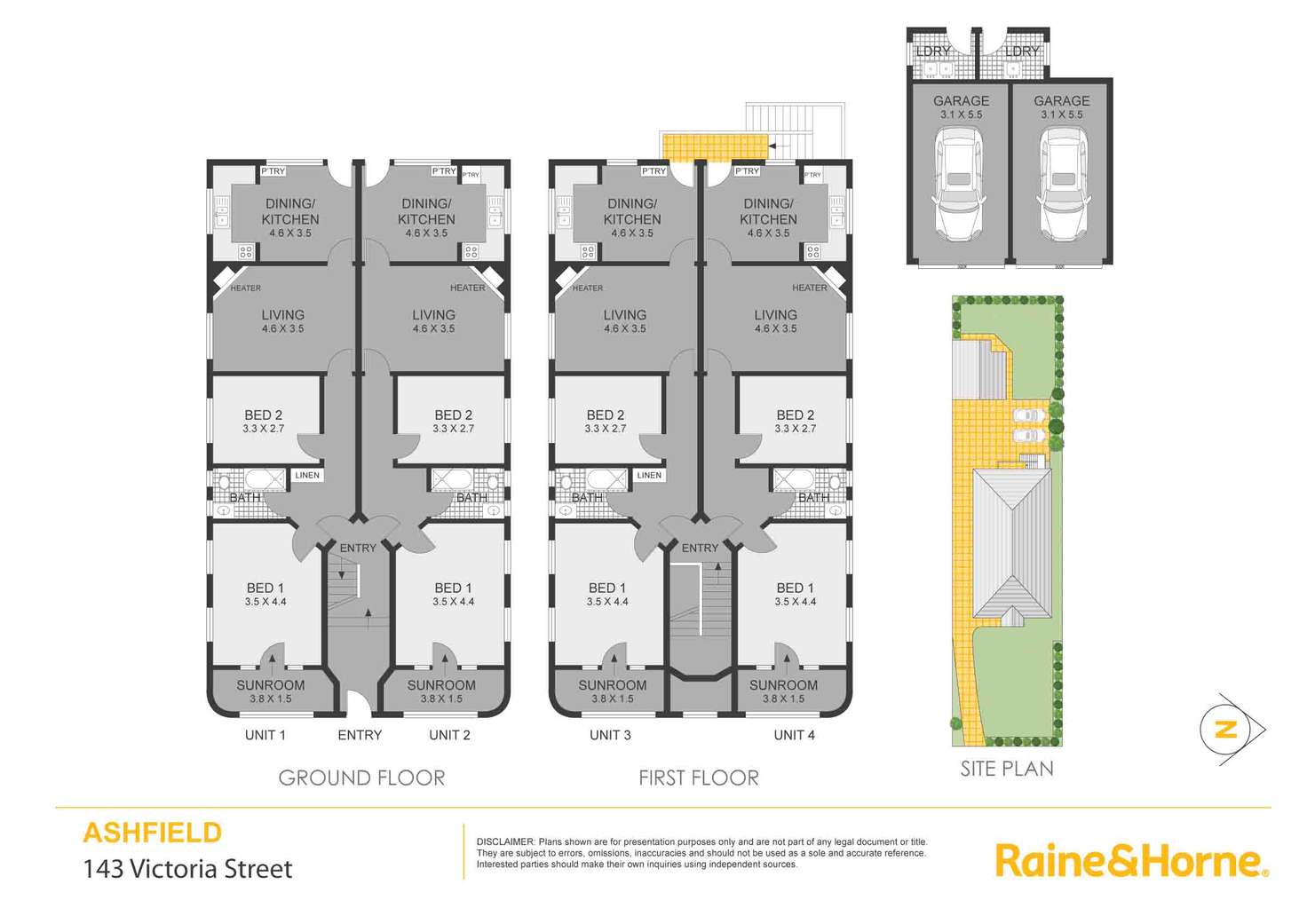 Floorplan of Homely blockOfUnits listing, 143 Victoria Street, Ashfield NSW 2131