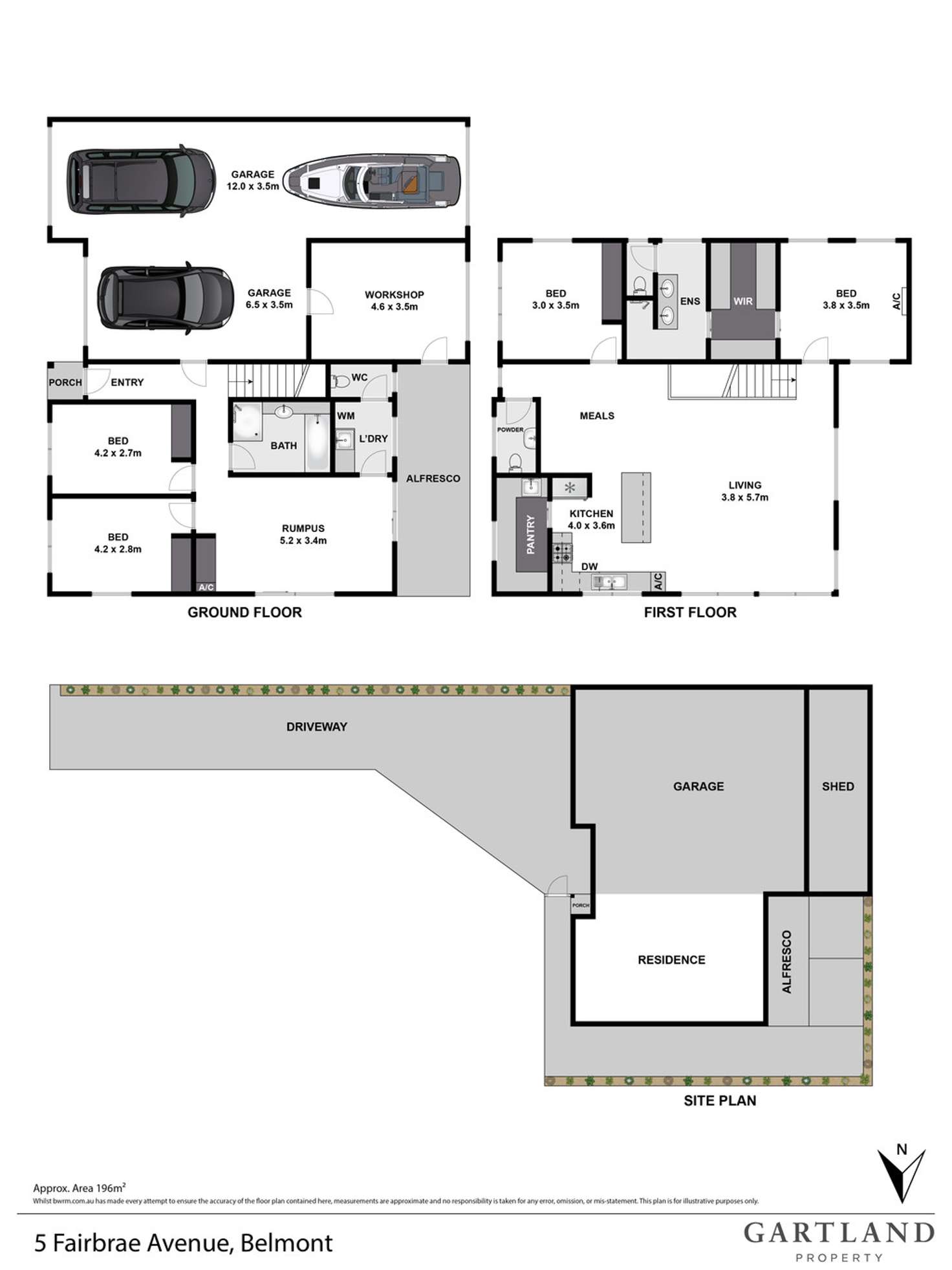Floorplan of Homely house listing, 5A Fairbrae Avenue, Belmont VIC 3216