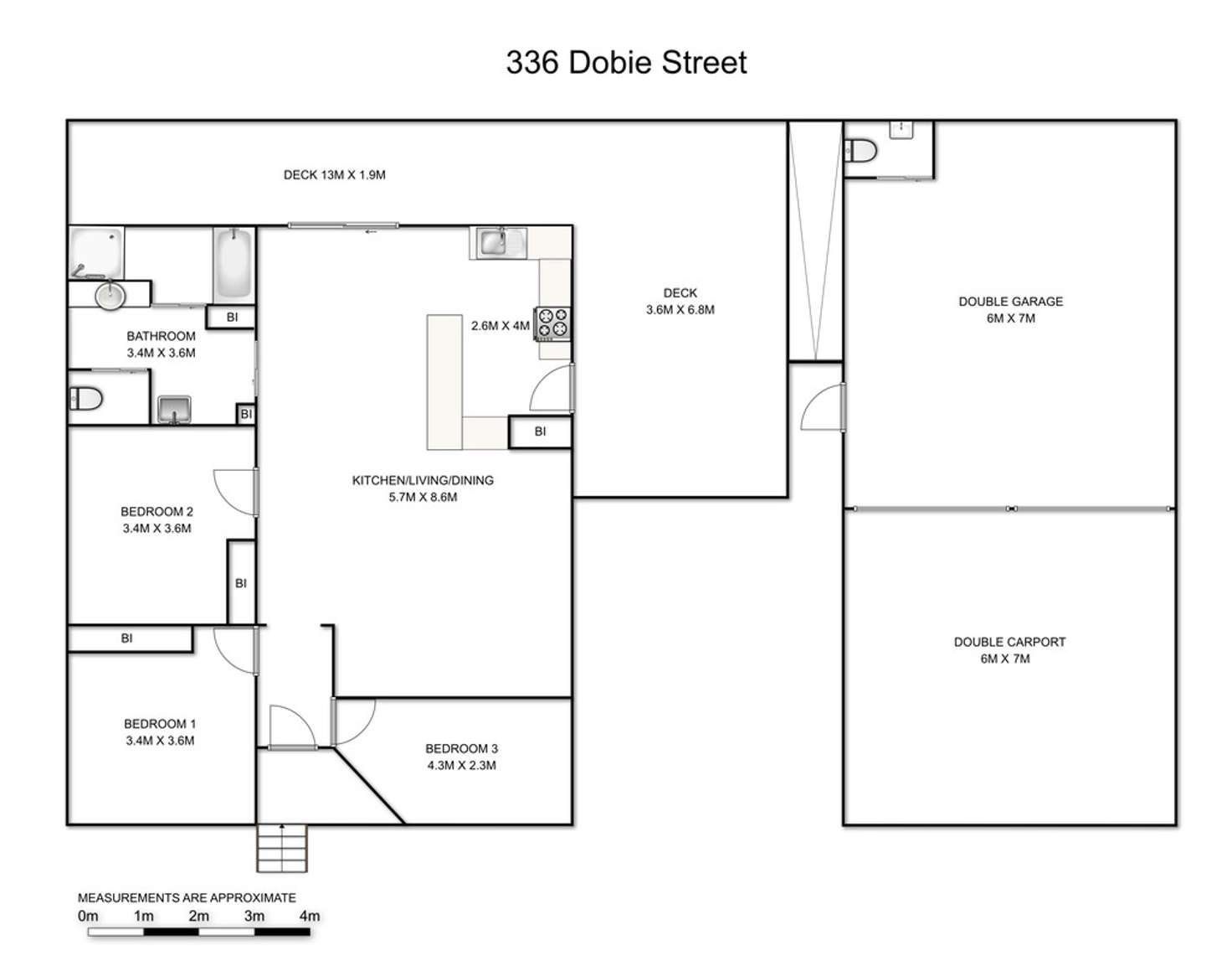 Floorplan of Homely house listing, 336 Dobie Street, Grafton NSW 2460