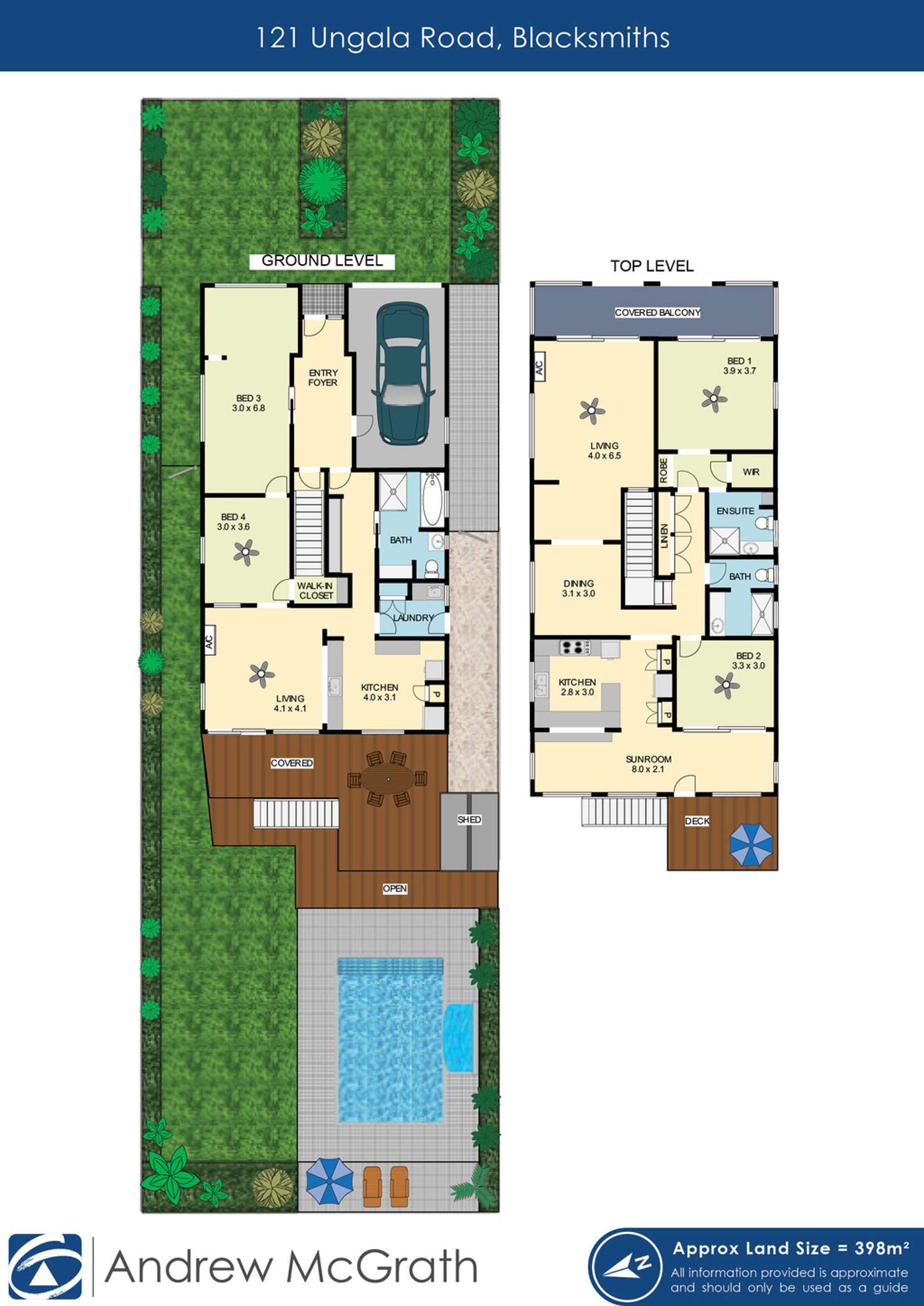 Floorplan of Homely house listing, 121 Ungala Road, Blacksmiths NSW 2281