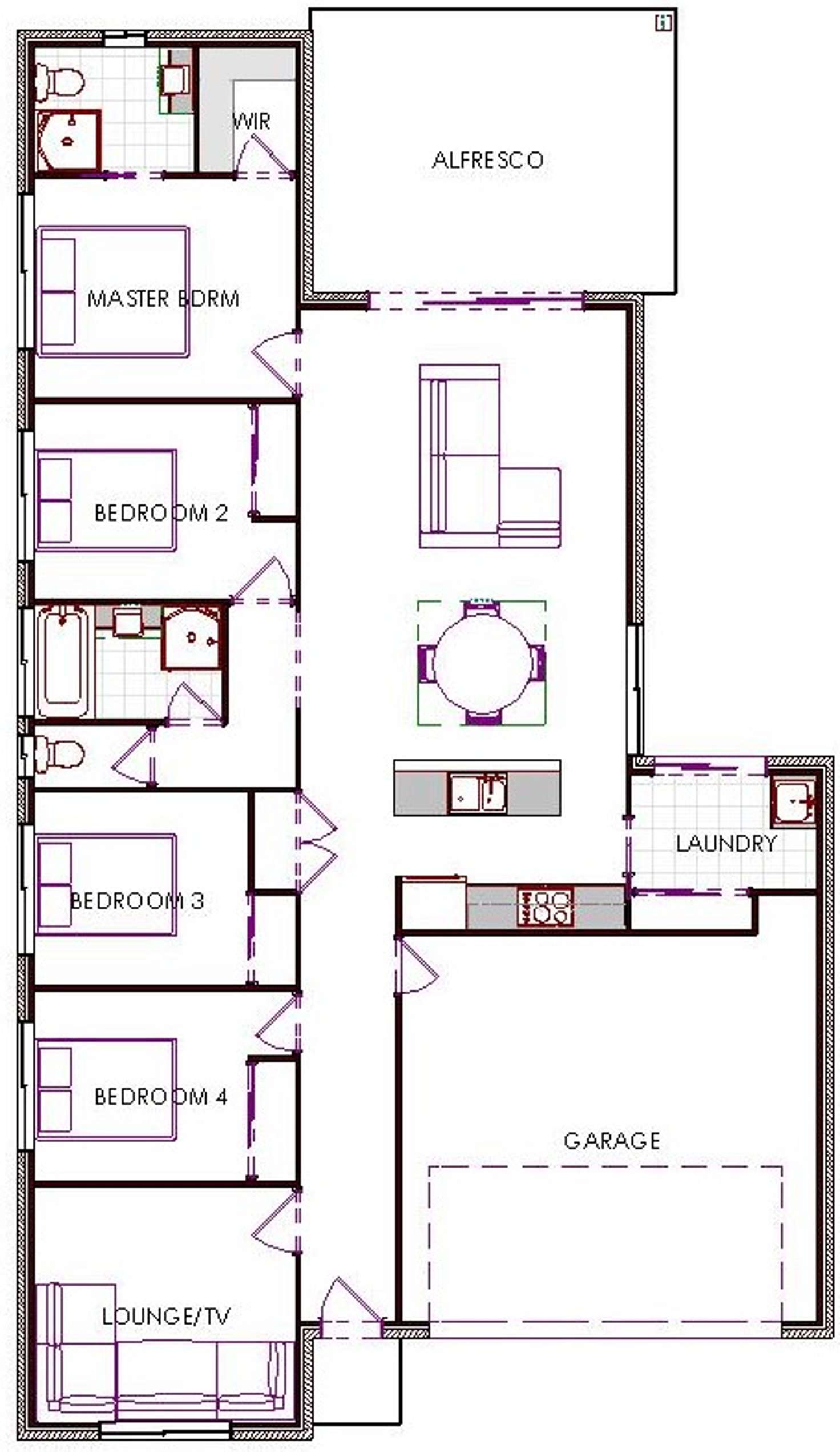 Floorplan of Homely house listing, 10 Milman, Burpengary East QLD 4505