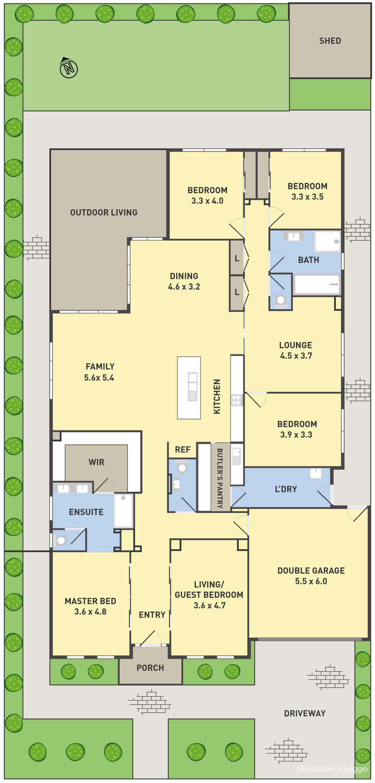 Floorplan of Homely house listing, 14 Sidgewick Street, Attwood VIC 3049