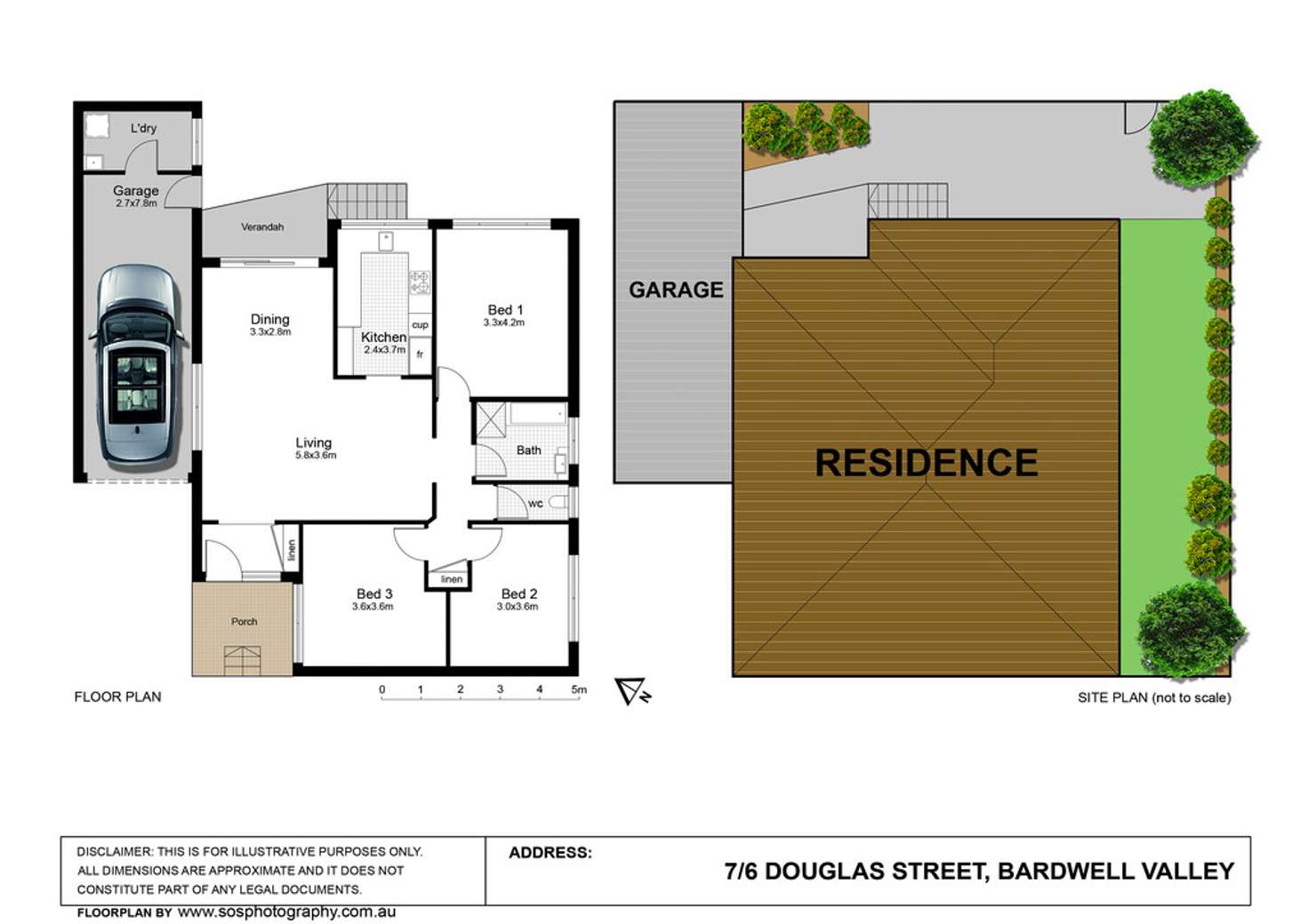 Floorplan of Homely townhouse listing, 7/6 Douglas Street, Bardwell Valley NSW 2207
