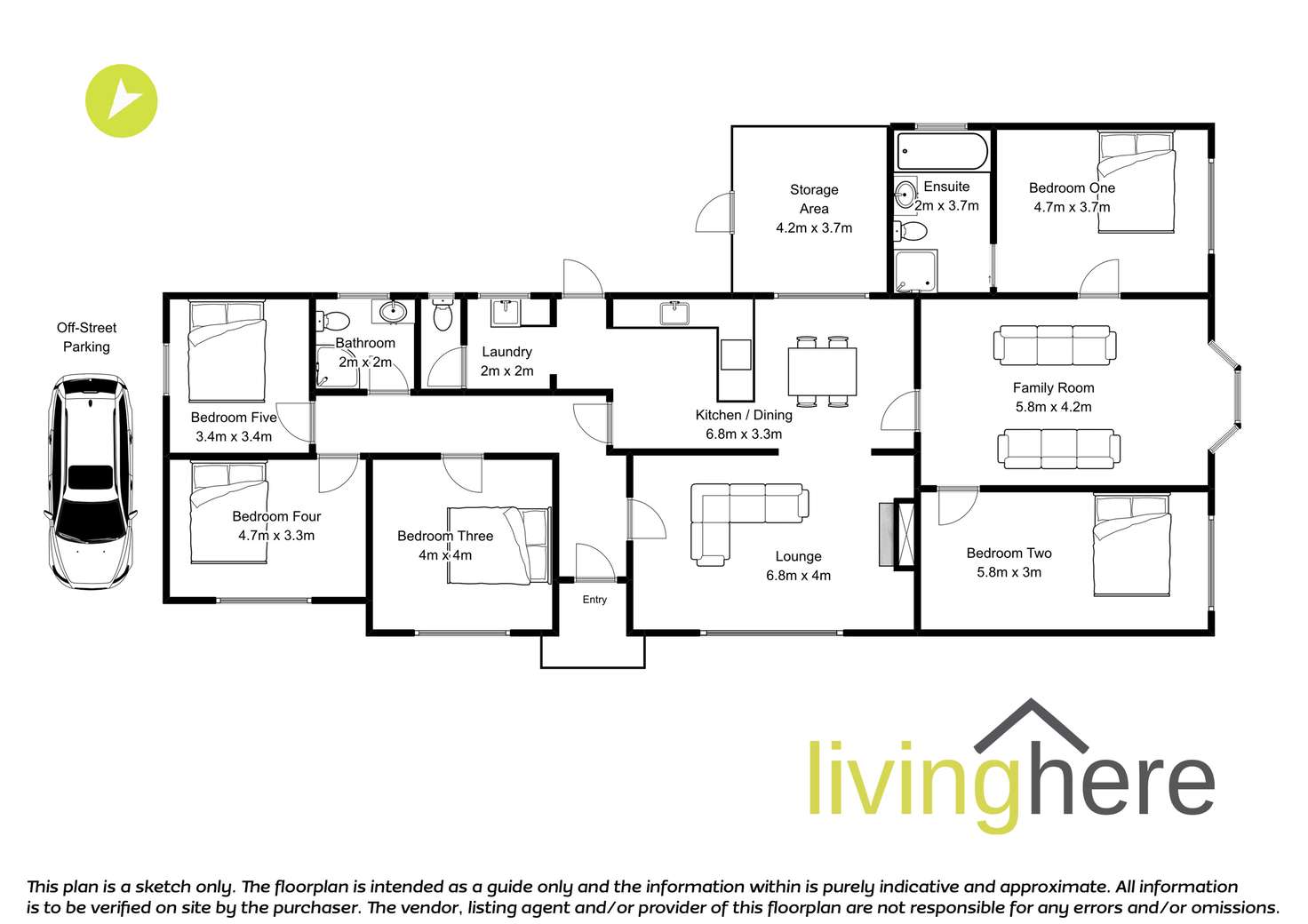 Floorplan of Homely house listing, 2 Janefield Street, Mowbray TAS 7248