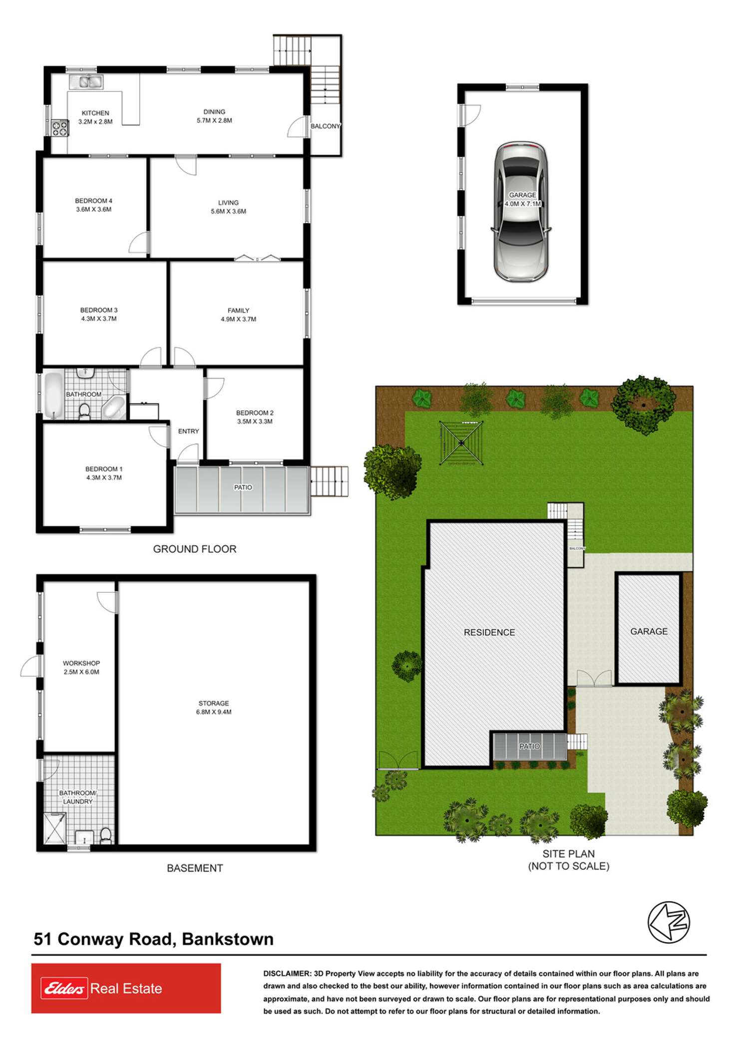 Floorplan of Homely house listing, 51 Conway Road, Bankstown NSW 2200