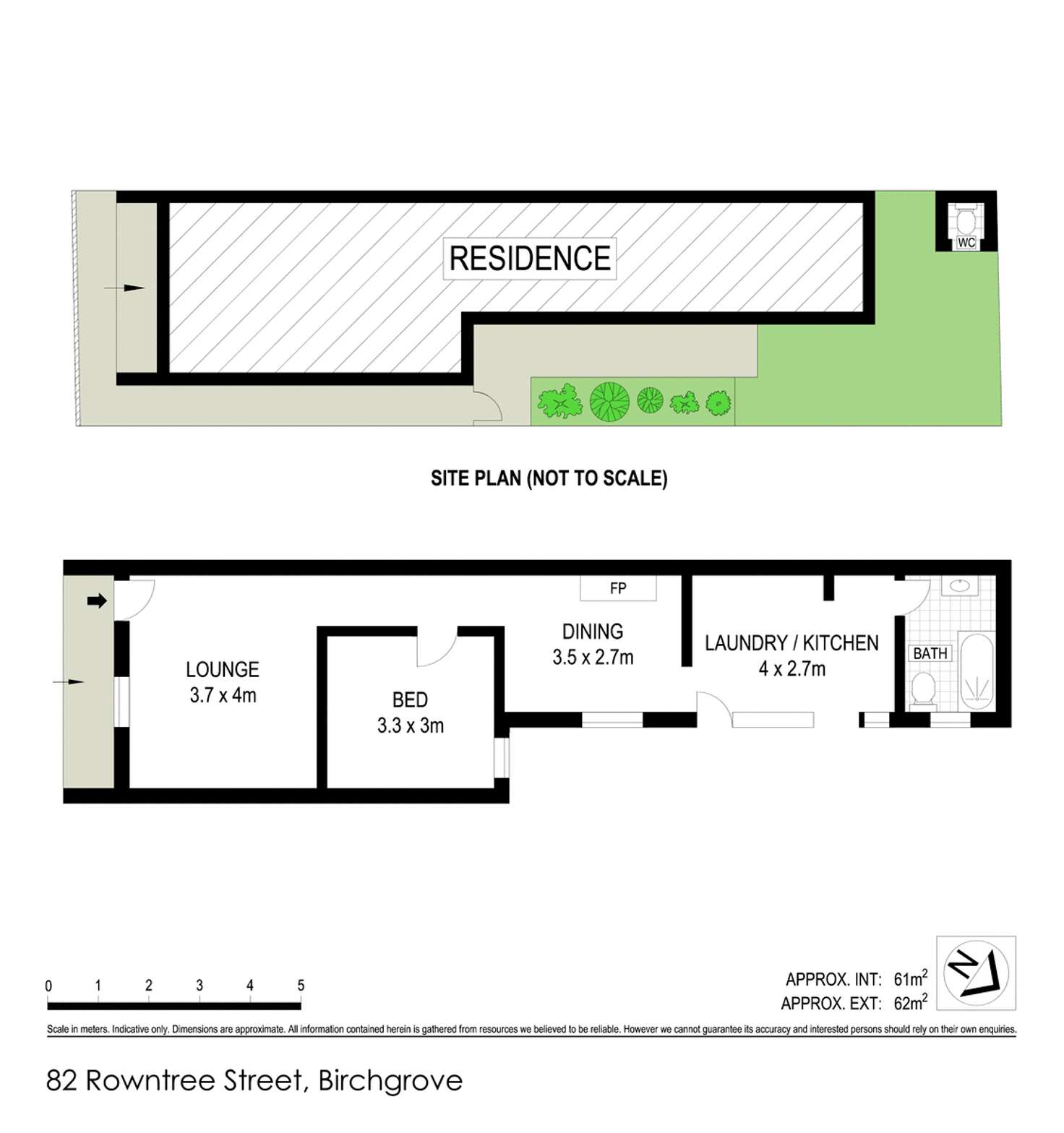 Floorplan of Homely house listing, 82 Rowntree Street, Balmain NSW 2041