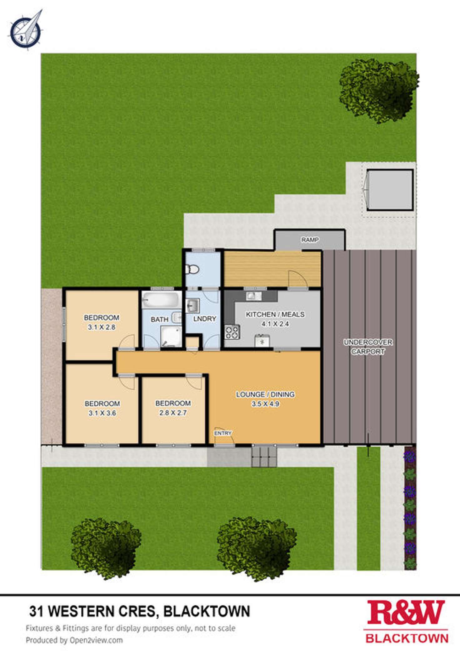 Floorplan of Homely house listing, 31 Western Crescent, Blacktown NSW 2148