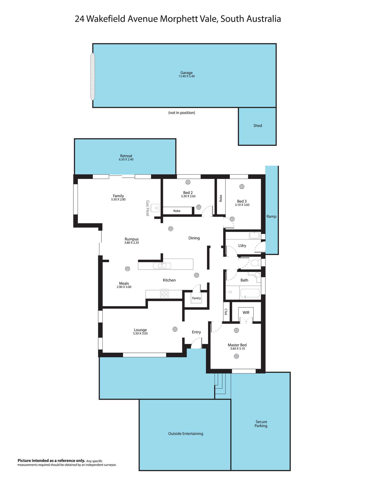 Floorplan of Homely house listing, 24 Wakefield Avenue, Morphett Vale SA 5162