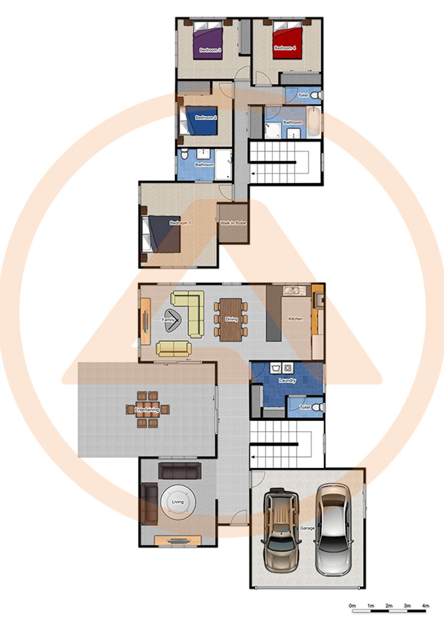 Floorplan of Homely house listing, 23 Equinox Street, Berrinba QLD 4117