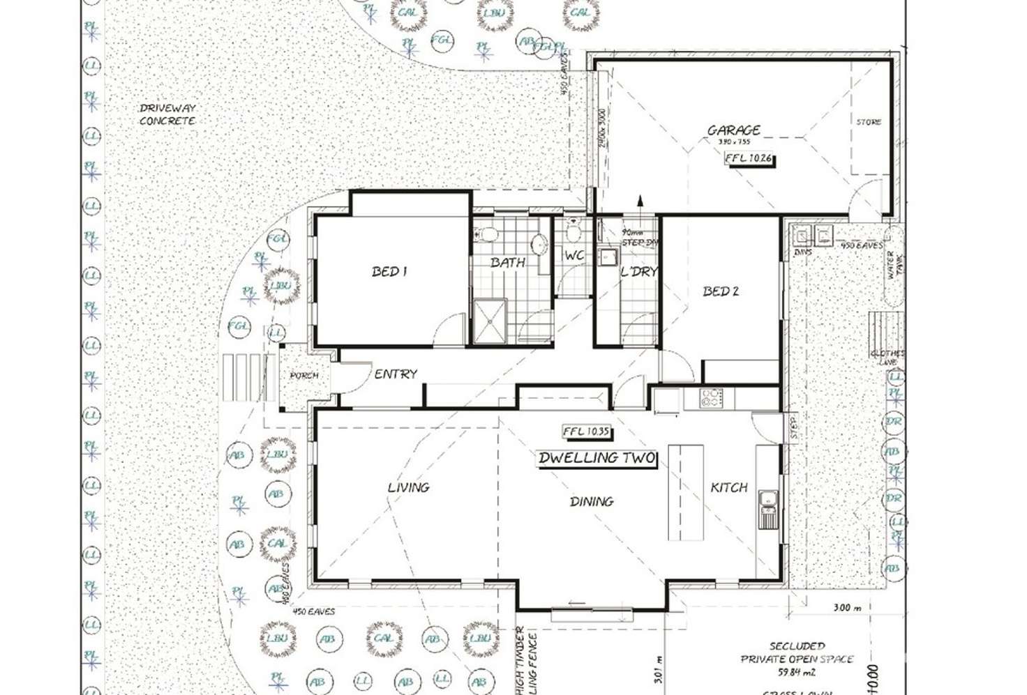 Floorplan of Homely unit listing, Unit 2 /13 (Lot 51) Gardiner Way, Grantville VIC 3984