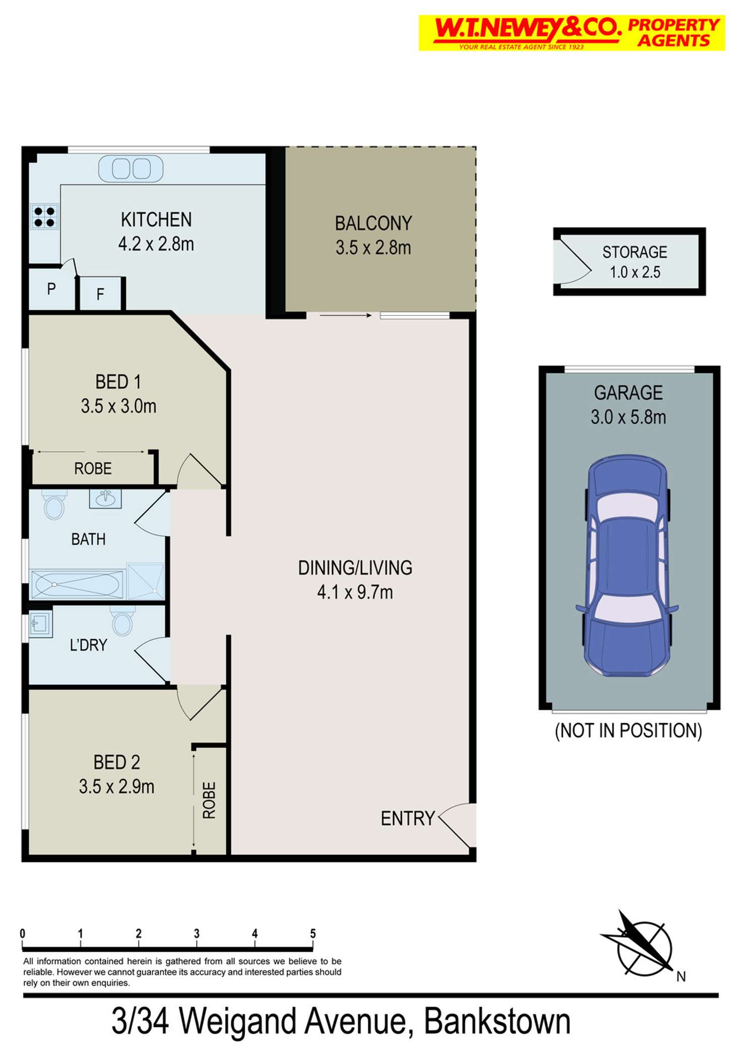 Floorplan of Homely unit listing, 3/34-36 Weigand Ave, Bankstown NSW 2200