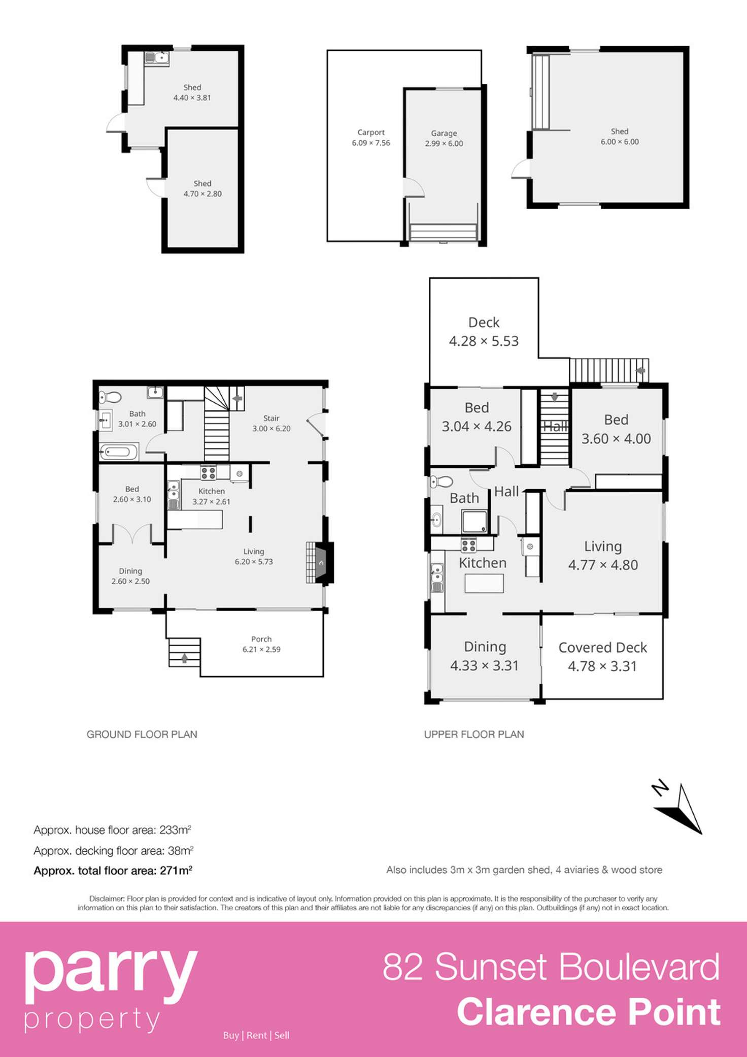 Floorplan of Homely house listing, 82 Sunset Boulevard, Clarence Point TAS 7270