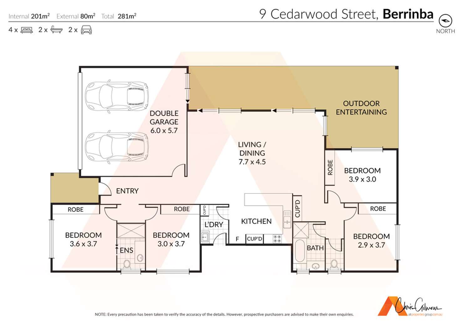 Floorplan of Homely house listing, 9 Cedarwood St, Berrinba QLD 4117
