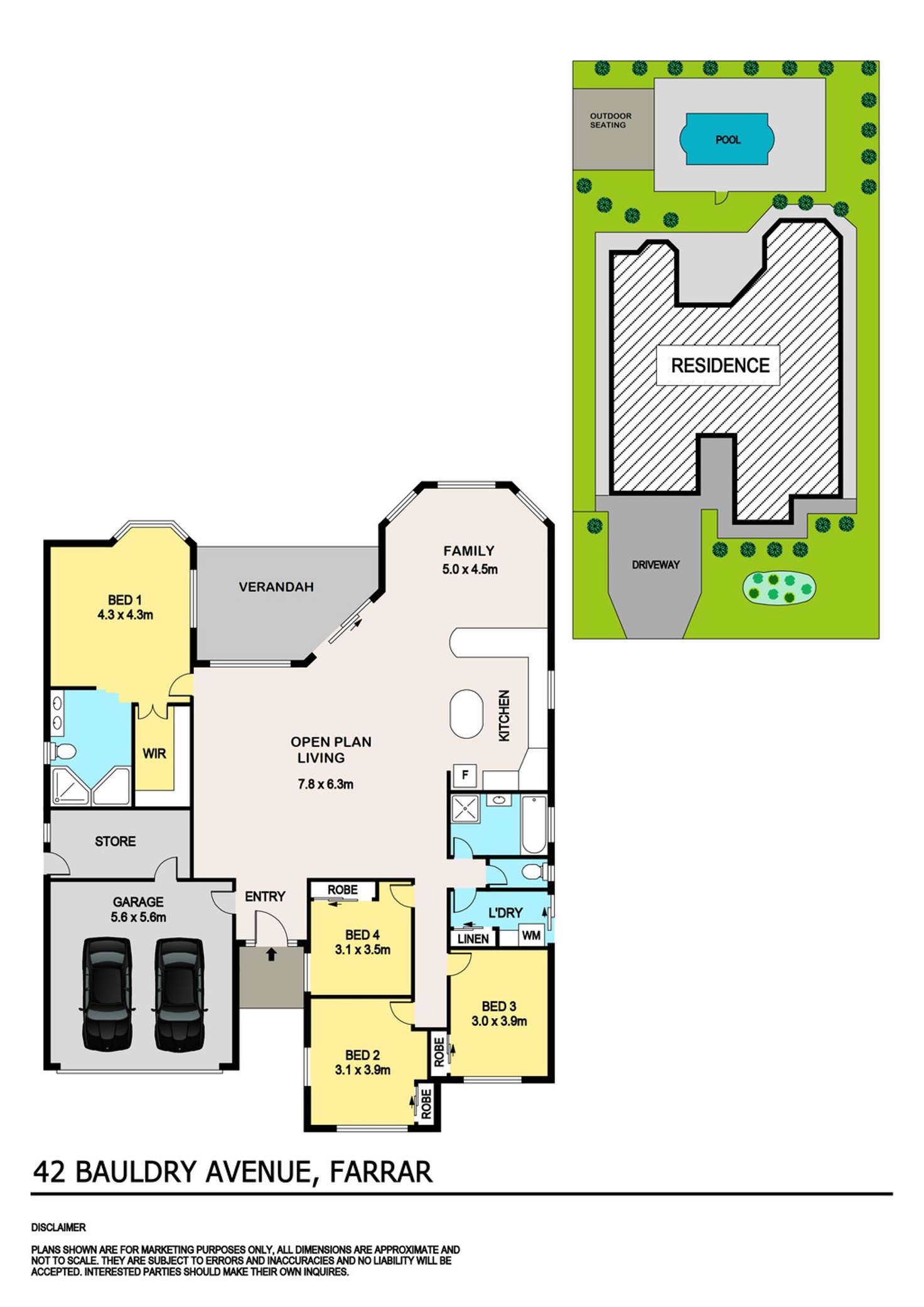 Floorplan of Homely house listing, 42 Bauldry Avenue, Farrar NT 830
