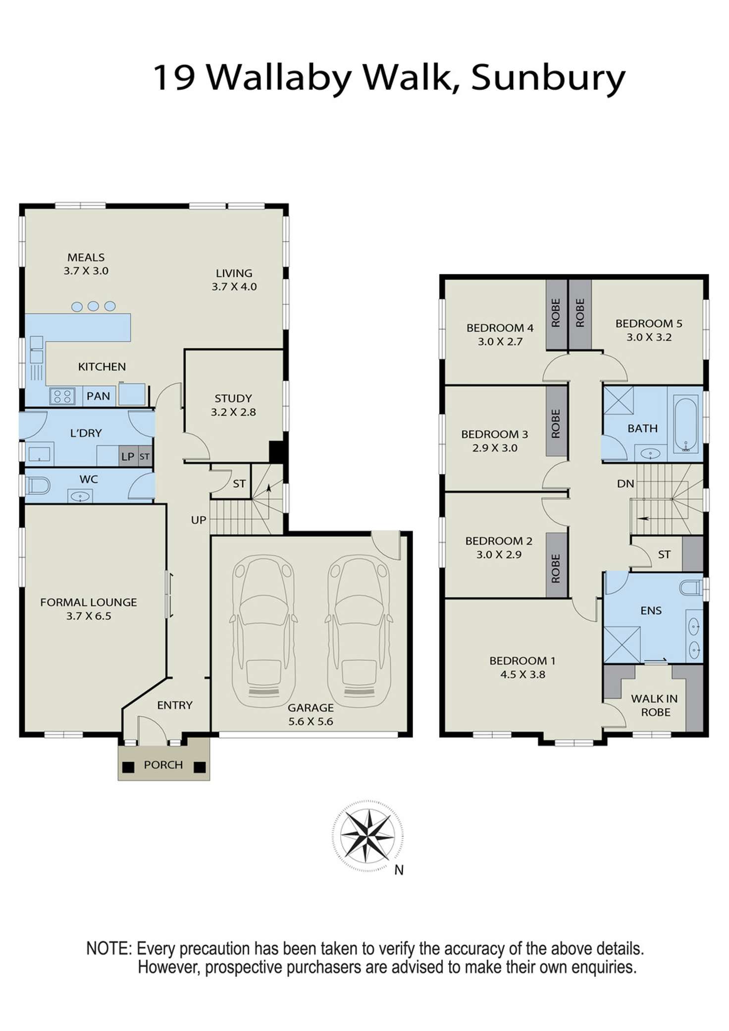 Floorplan of Homely house listing, 19 Wallaby Walk, Sunbury VIC 3429