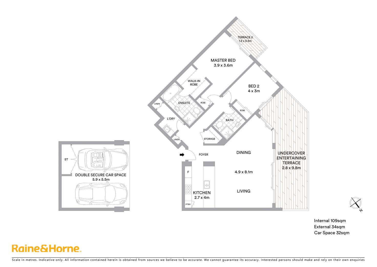 Floorplan of Homely apartment listing, 51/50 Village Drive, Breakfast Point NSW 2137