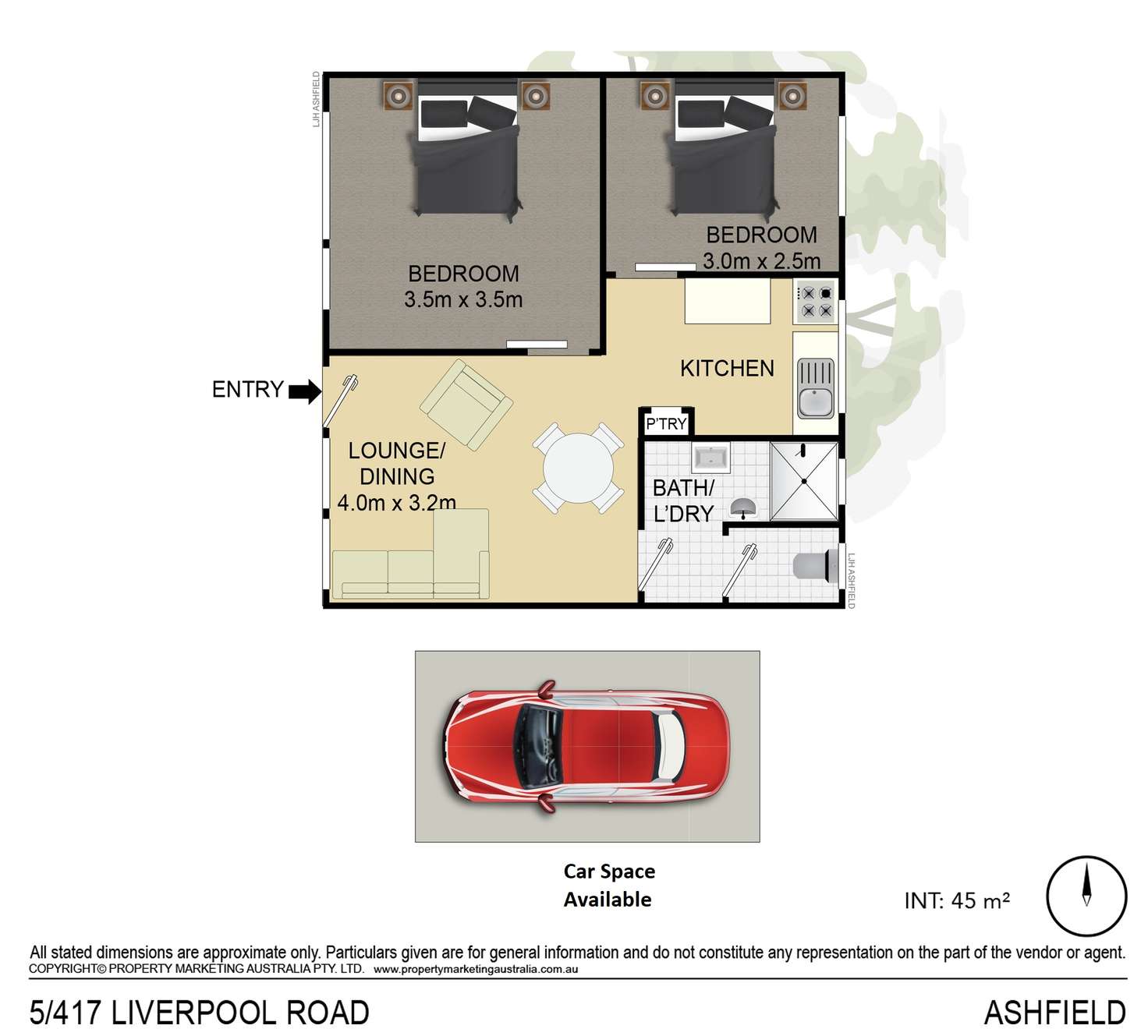 Floorplan of Homely unit listing, 5/417 Liverpool Road, Ashfield NSW 2131