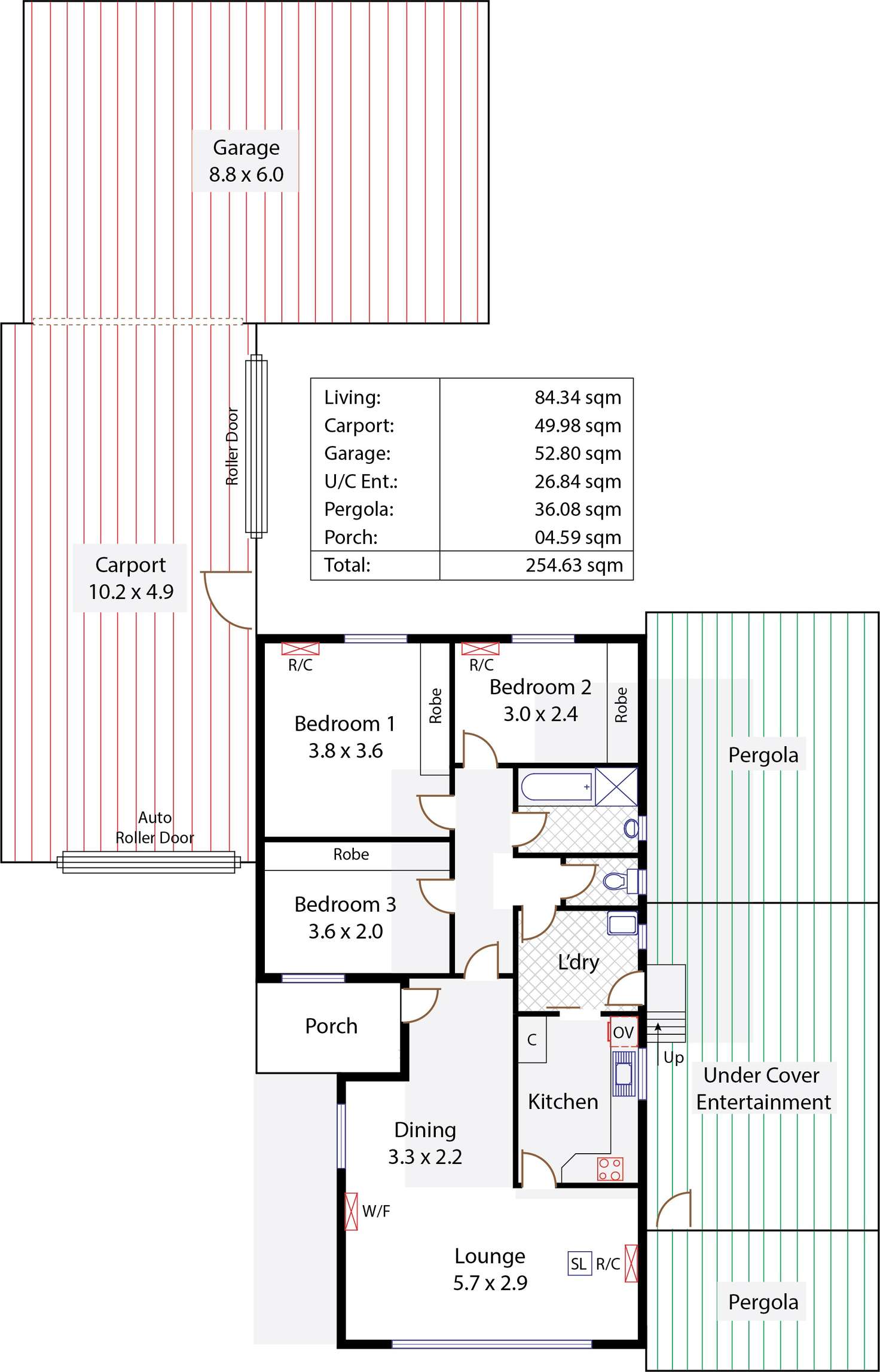 Floorplan of Homely house listing, 15 Marco Avenue, Ingle Farm SA 5098