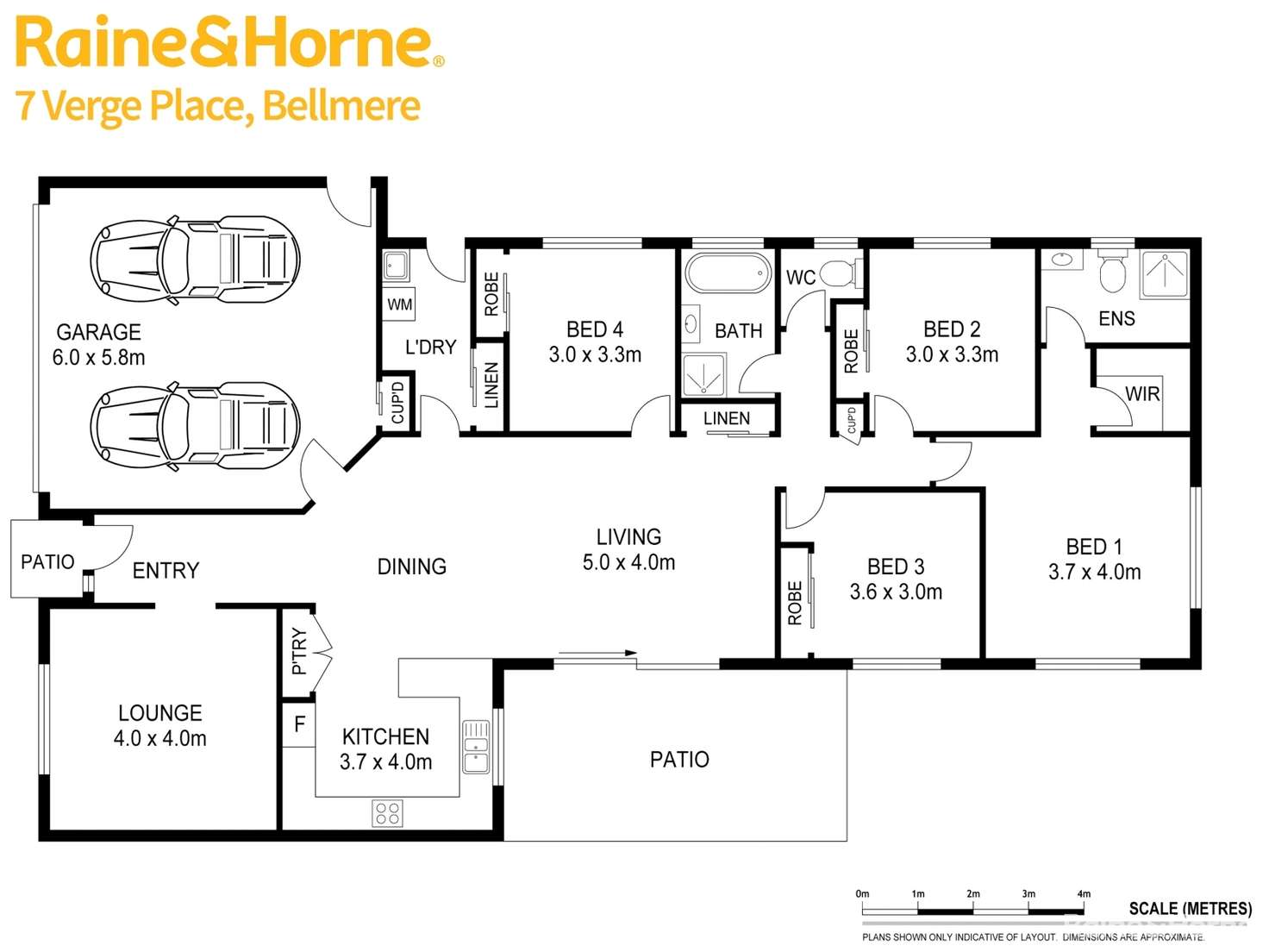 Floorplan of Homely house listing, 7 VERGE PLACE, Bellmere QLD 4510