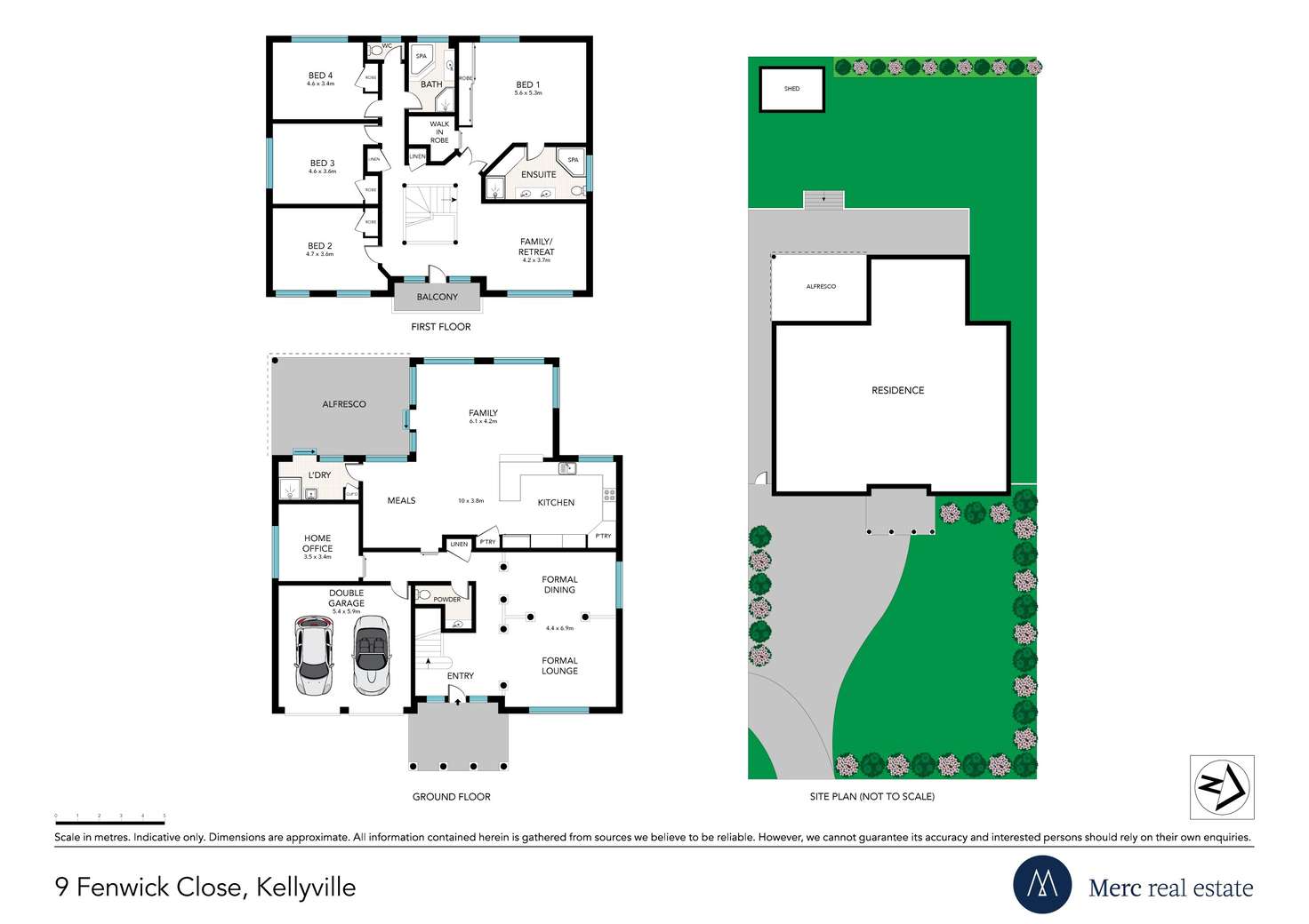 Floorplan of Homely house listing, 9 Fenwick Close, Kellyville NSW 2155