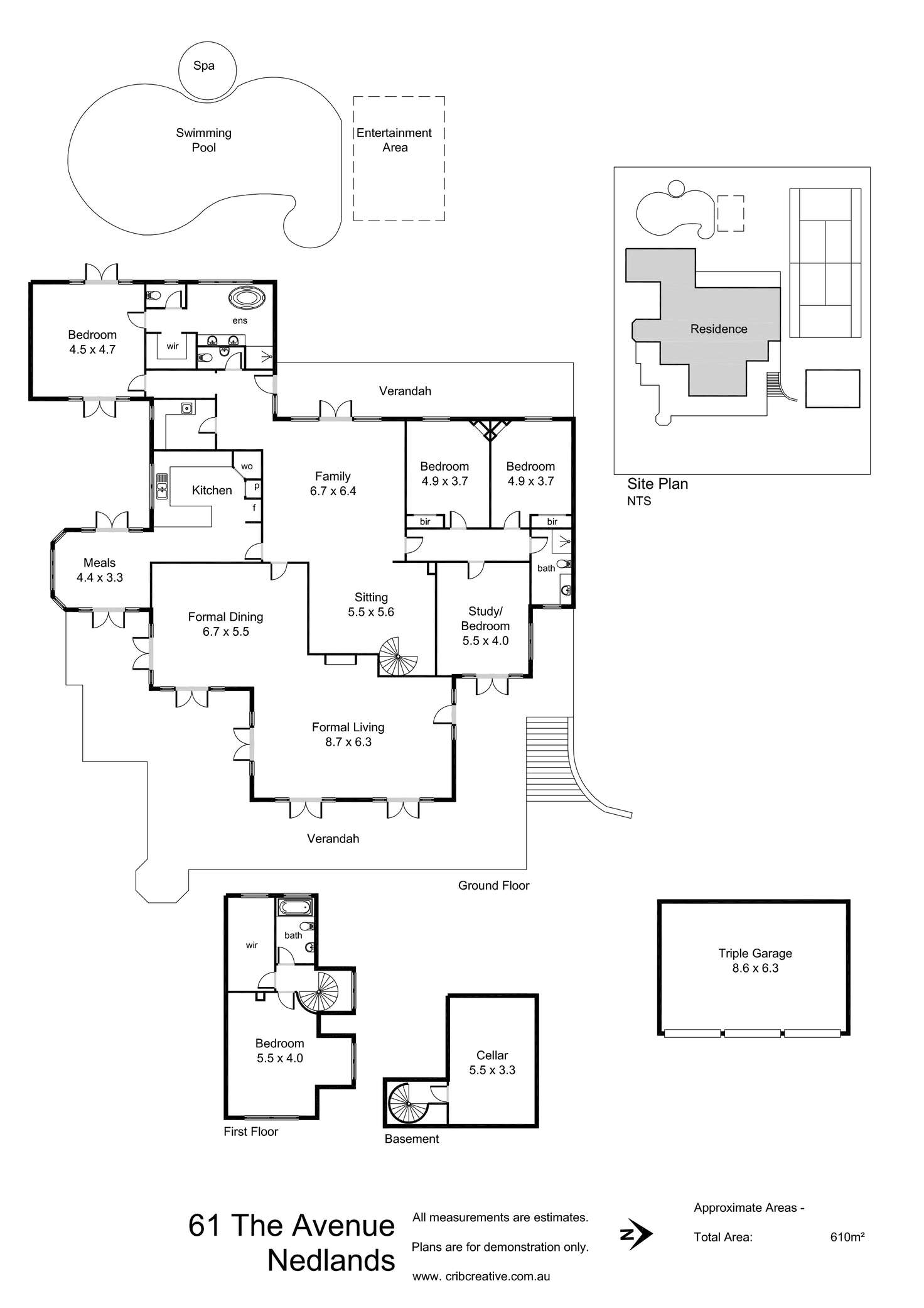 Floorplan of Homely house listing, 61-63 The Avenue, Nedlands WA 6009