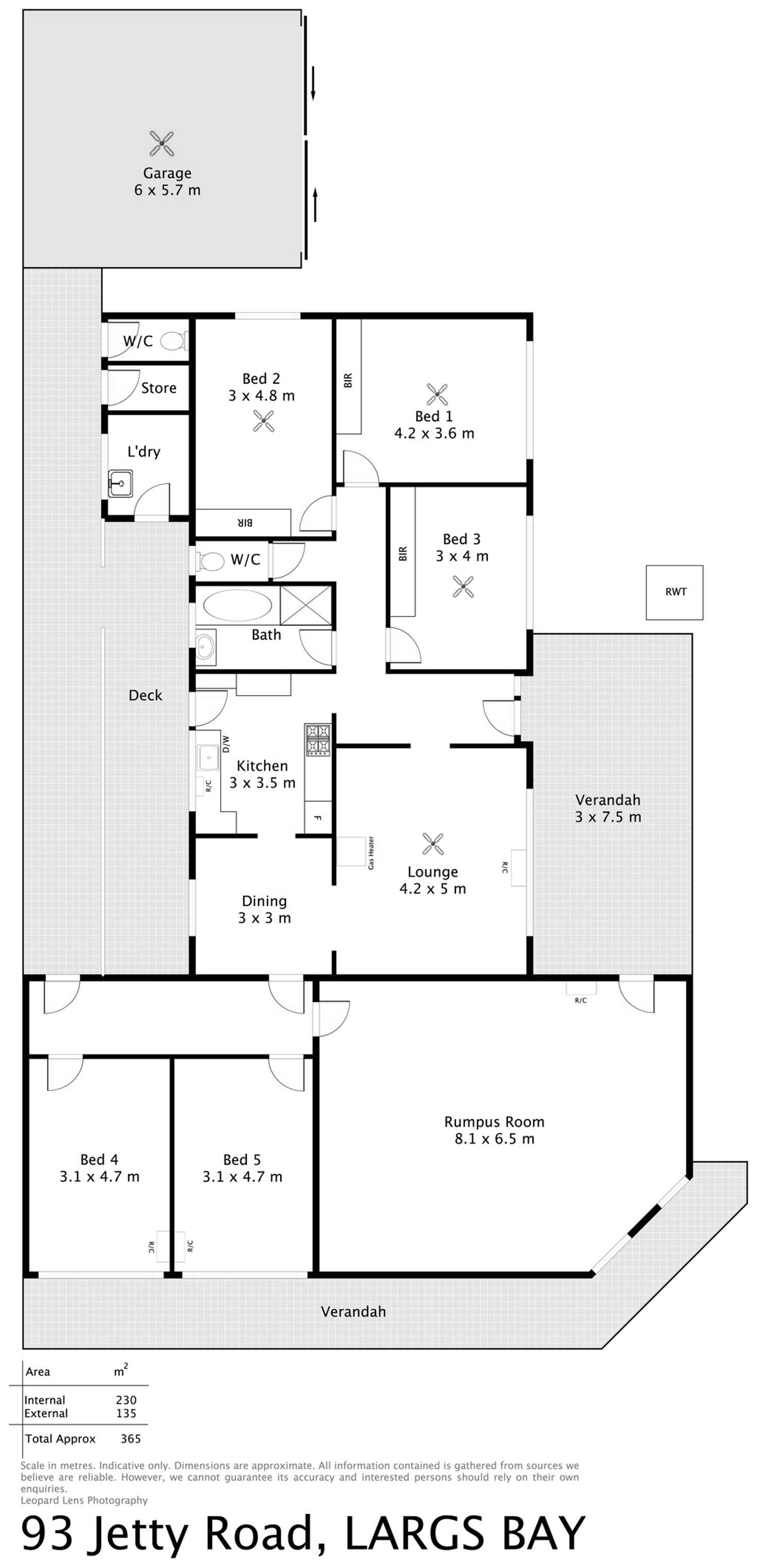 Floorplan of Homely house listing, 93 Jetty Road, Largs Bay SA 5016