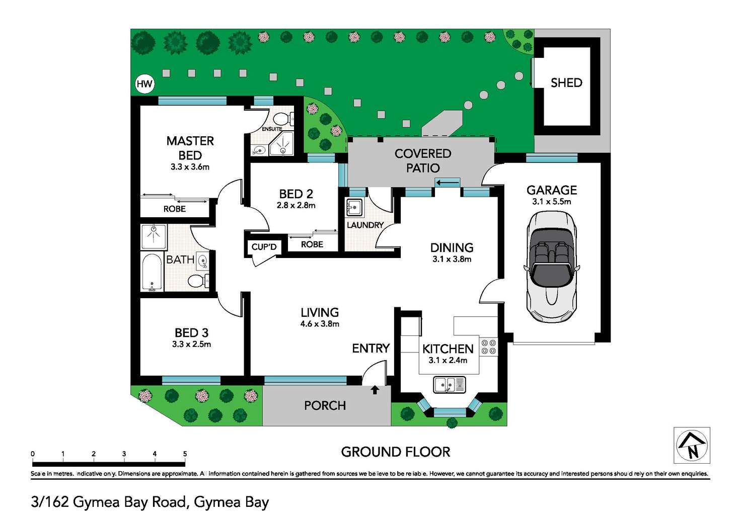 Floorplan of Homely villa listing, 3/162 Gymea Bay Rd, Gymea Bay NSW 2227