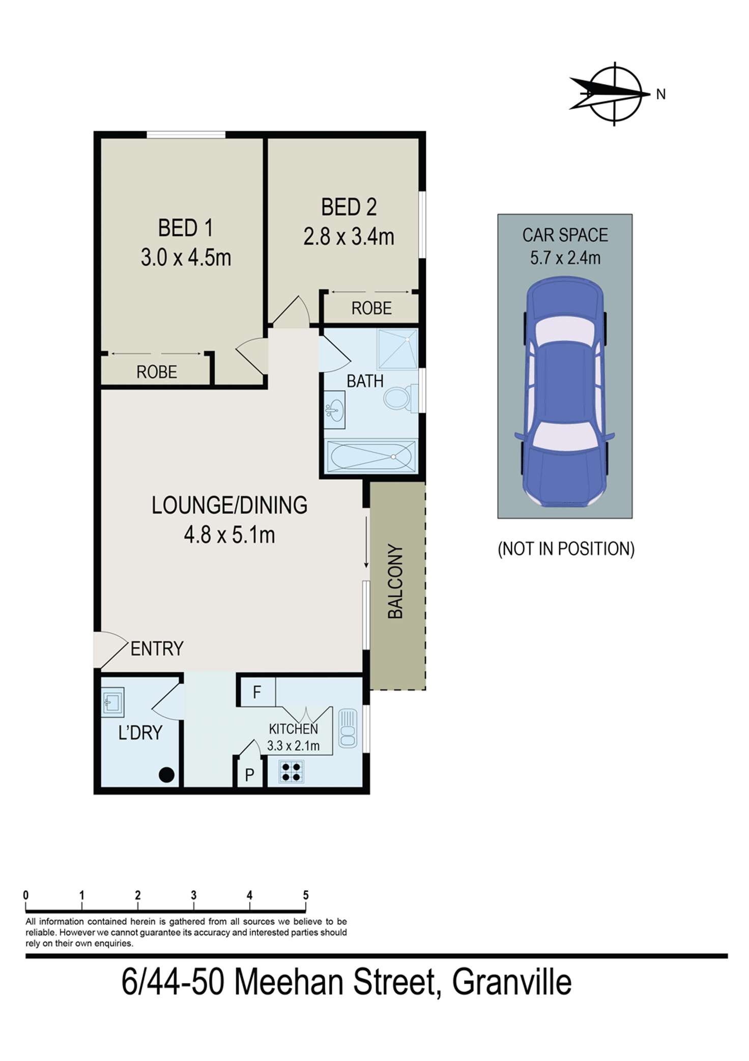 Floorplan of Homely unit listing, 6/44-50 Meehan Street, Granville NSW 2142