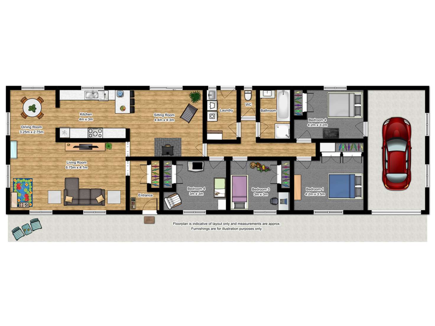 Floorplan of Homely house listing, 487 Yarlington Road, Colebrook TAS 7027