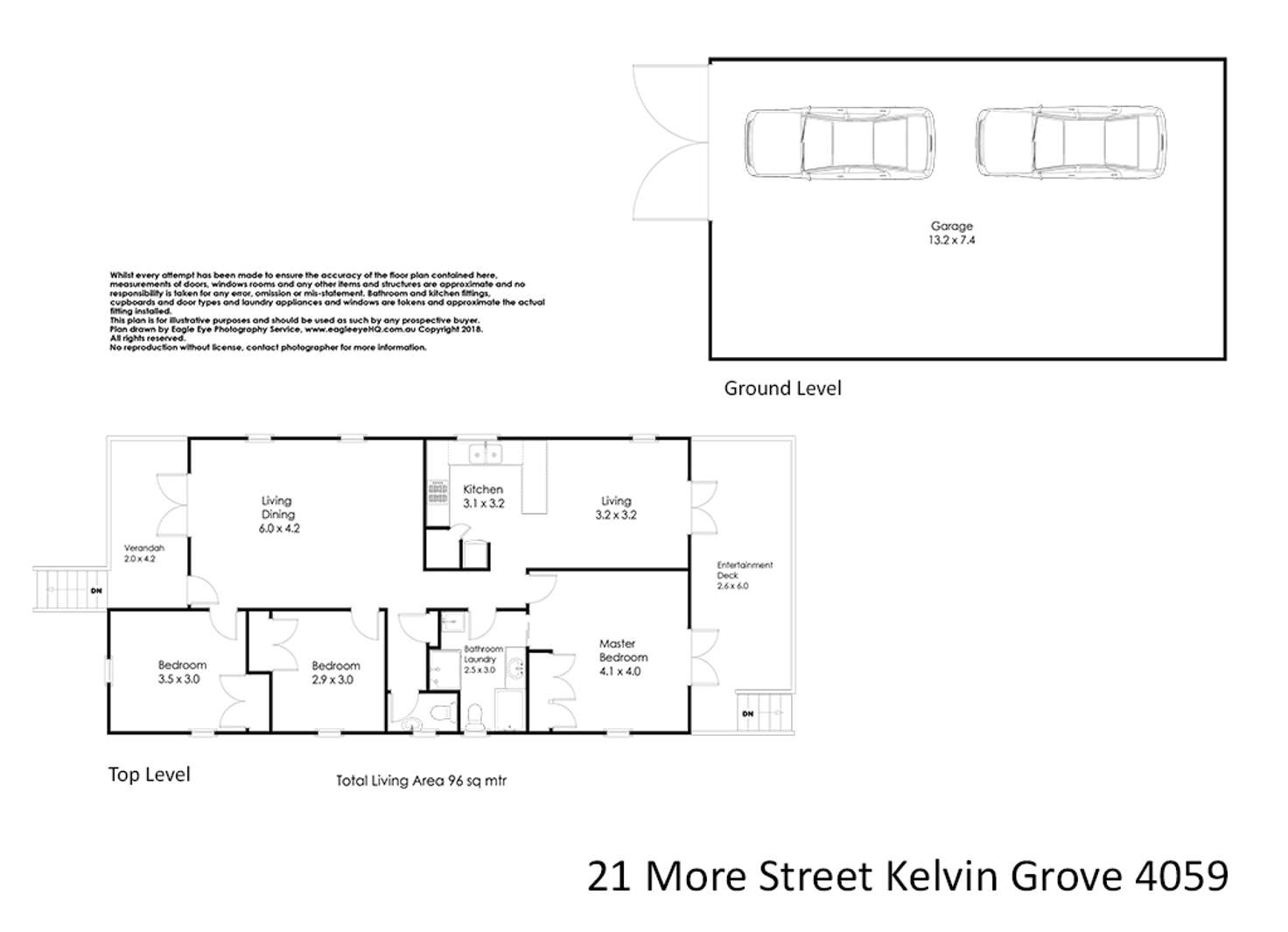 Floorplan of Homely house listing, 21 More Street, Kelvin Grove QLD 4059