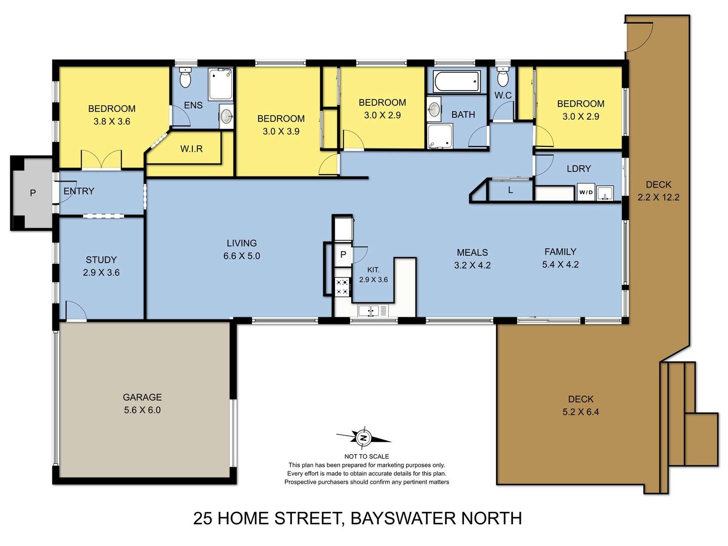 Floorplan of Homely house listing, 25 Home Street, Bayswater North VIC 3153