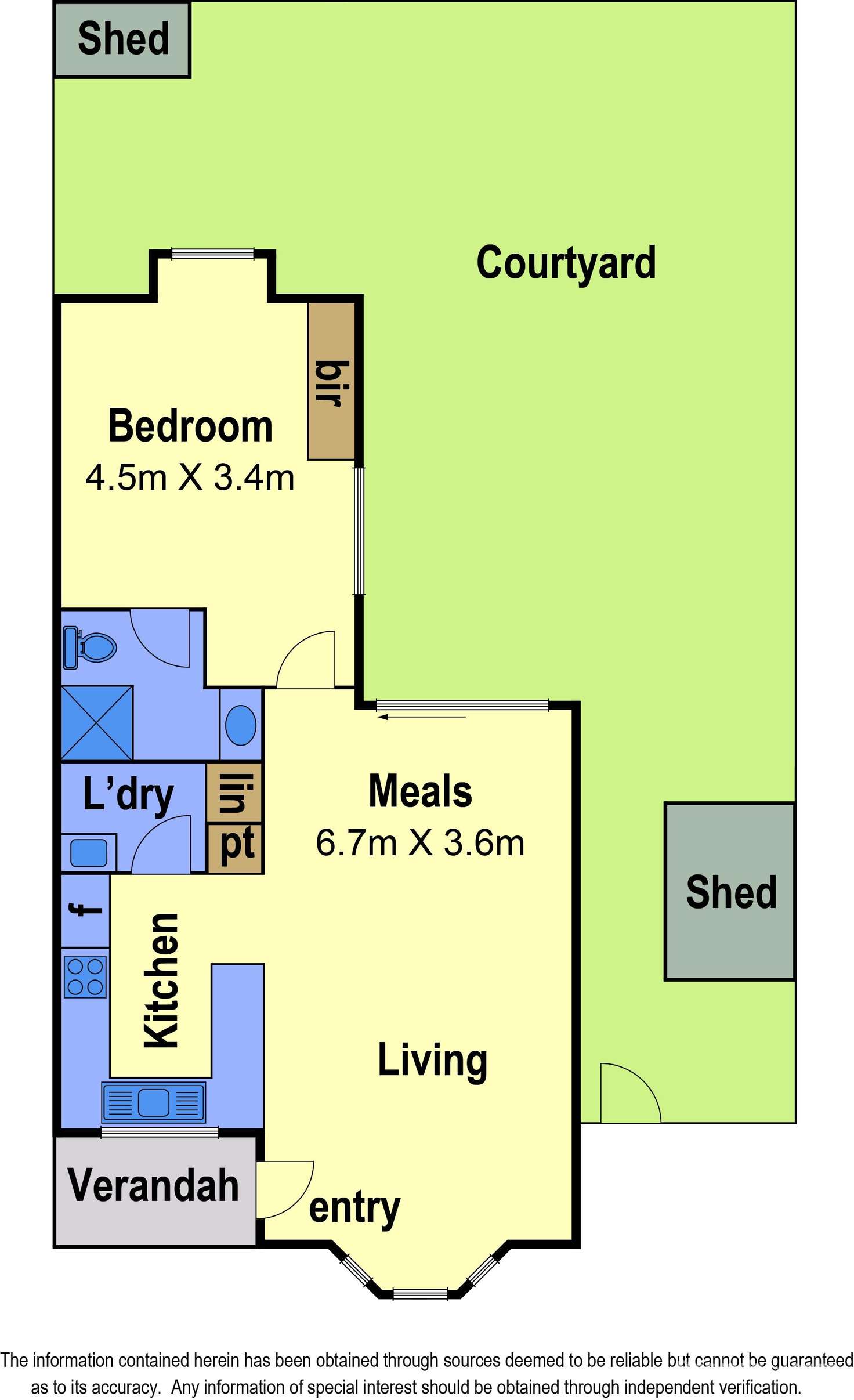 Floorplan of Homely unit listing, 4/4-8 Marie Avenue, Heidelberg Heights VIC 3081