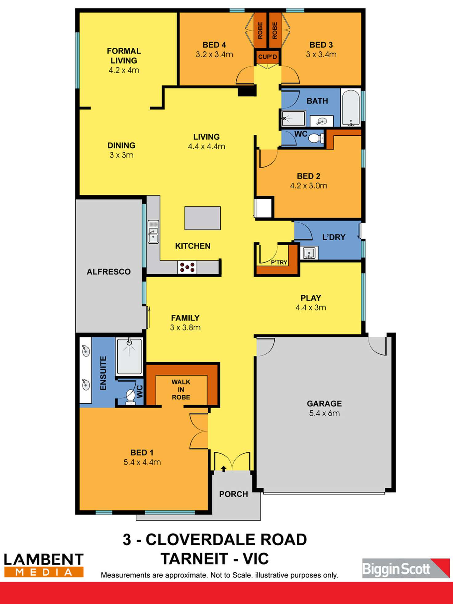 Floorplan of Homely house listing, 3 Cloverdale Road, Tarneit VIC 3029