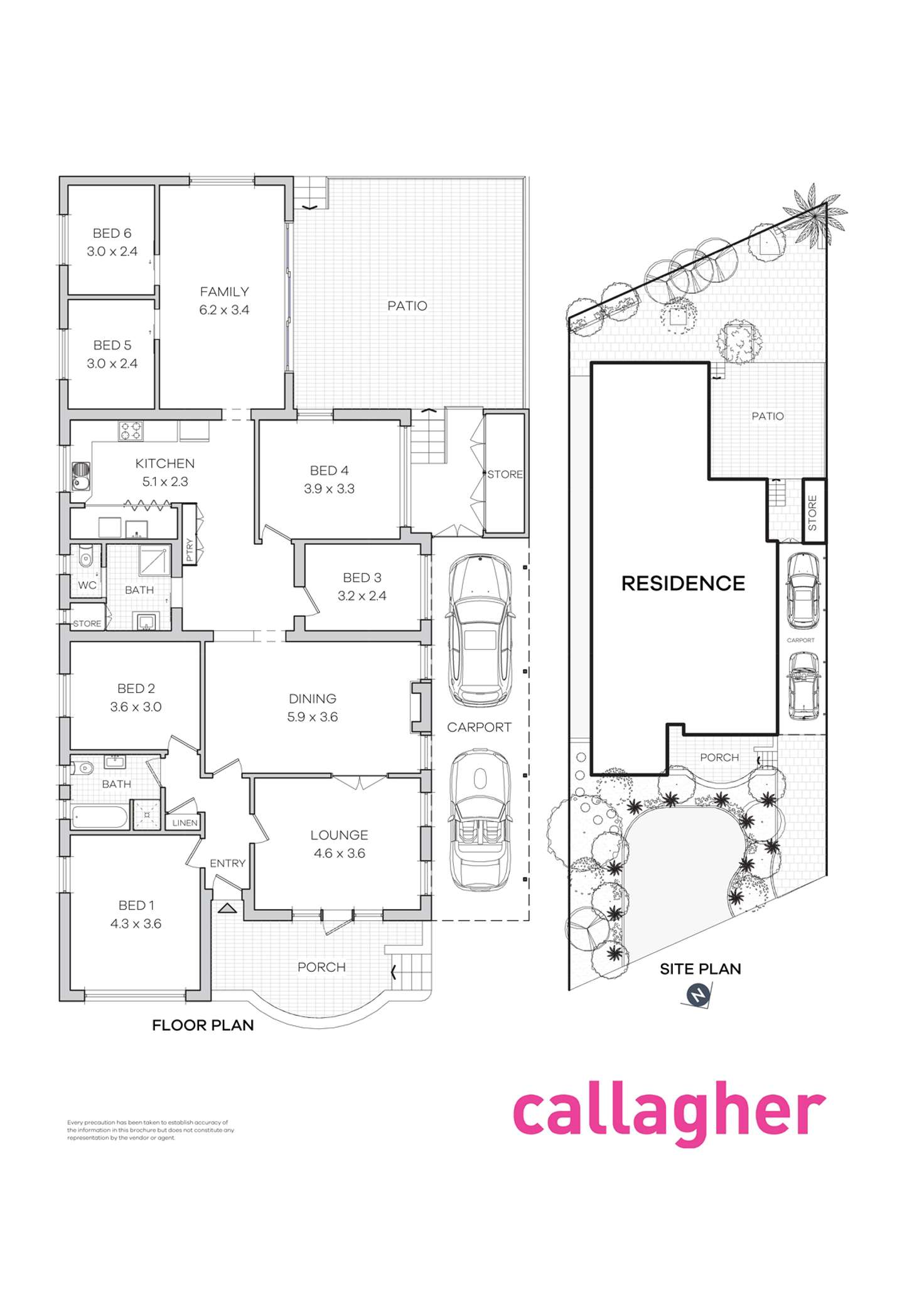 Floorplan of Homely house listing, 6 Peacock Street, Bardwell Park NSW 2207