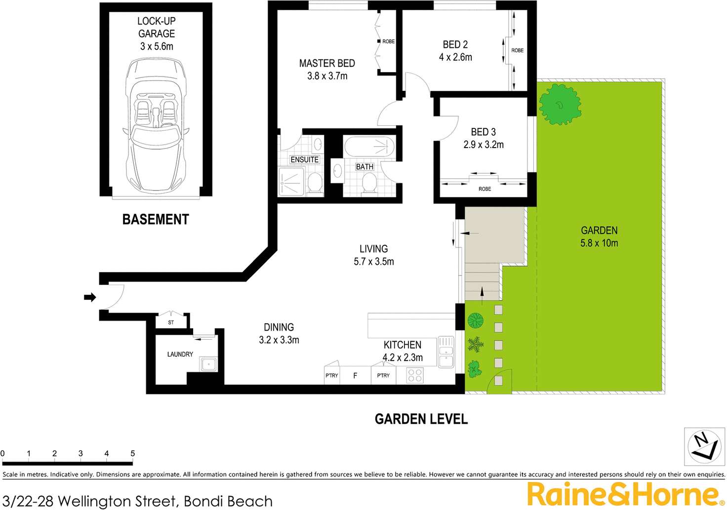 Floorplan of Homely apartment listing, 3/22-28 Wellington Street, Bondi NSW 2026