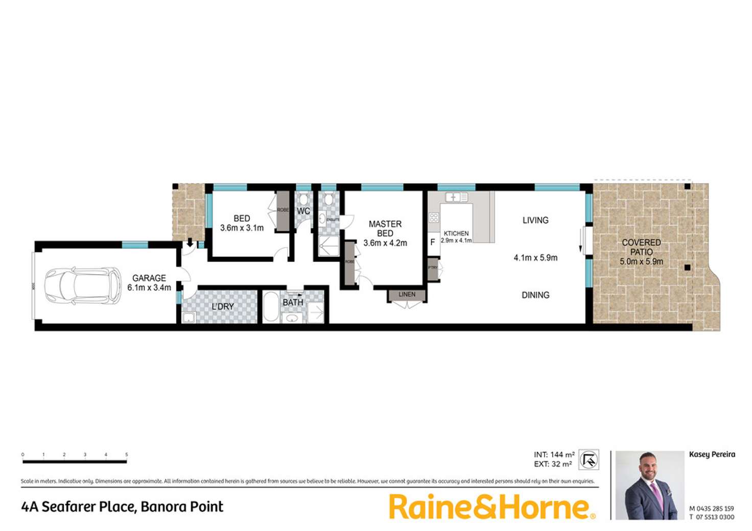 Floorplan of Homely semiDetached listing, 4a Seafarer Place, Banora Point NSW 2486