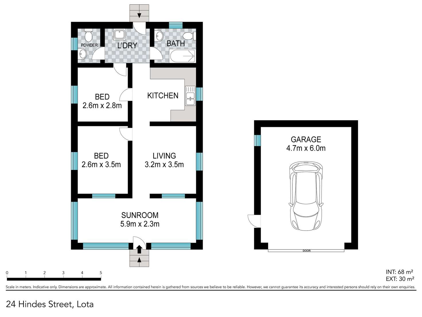 Floorplan of Homely house listing, 24 HINDES STREET, Lota QLD 4179