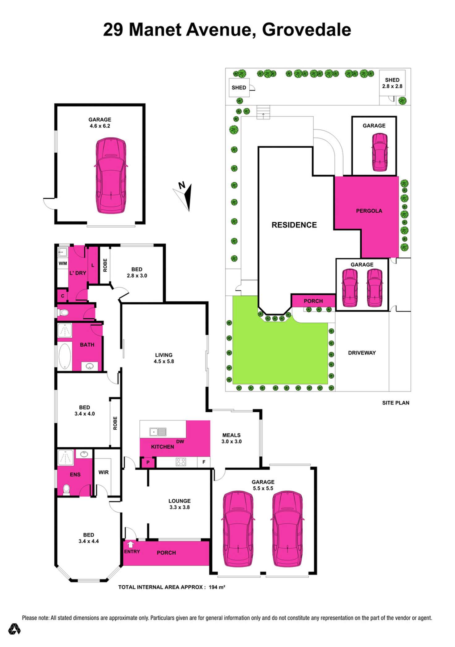Floorplan of Homely house listing, 29 Manet Avenue, Grovedale VIC 3216