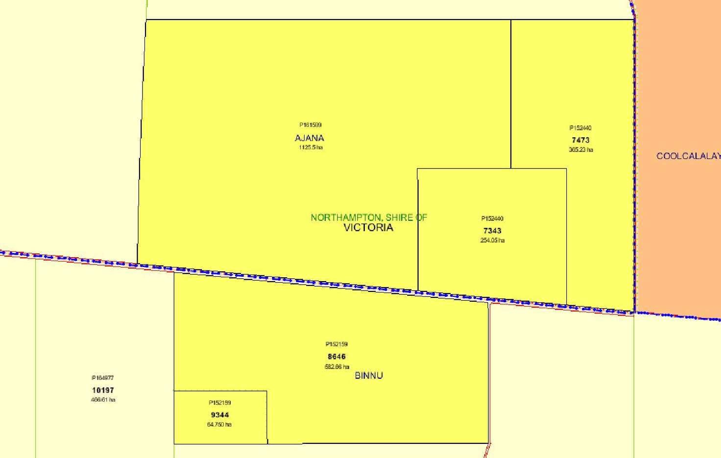 Floorplan of Homely cropping listing, Lots 7473, 8646, 9344 Ajana Road East, Binnu WA 6532