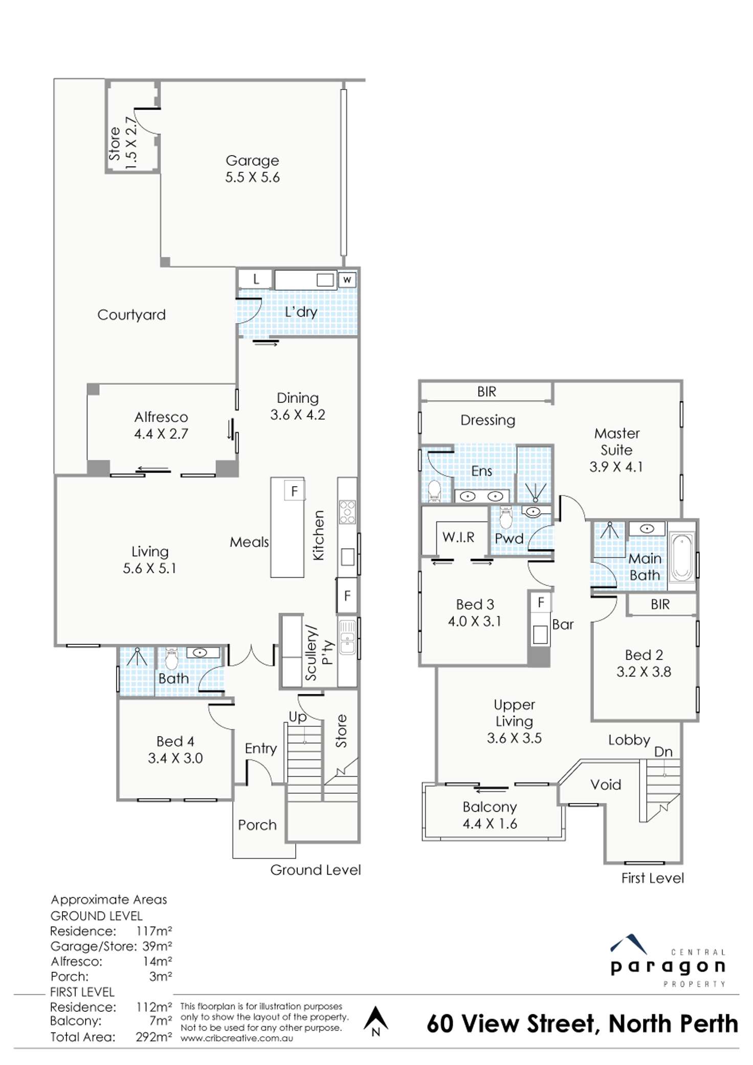 Floorplan of Homely house listing, 60 View Street, North Perth WA 6006