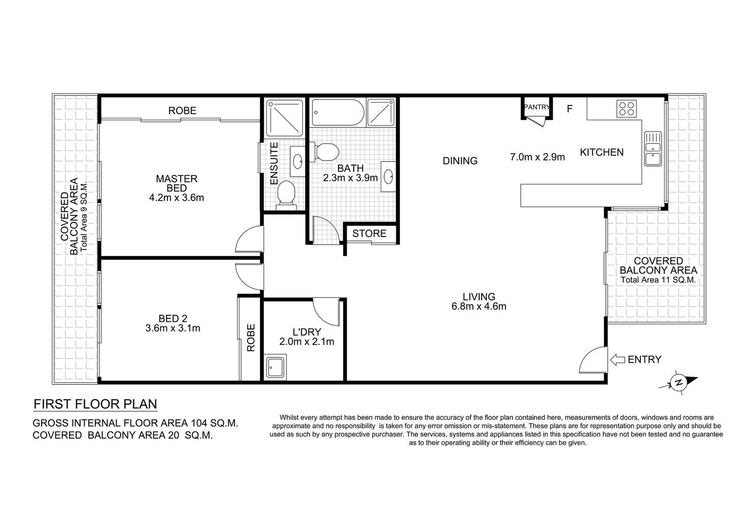 Floorplan of Homely unit listing, 25/117 John Whiteway Drive, Gosford NSW 2250