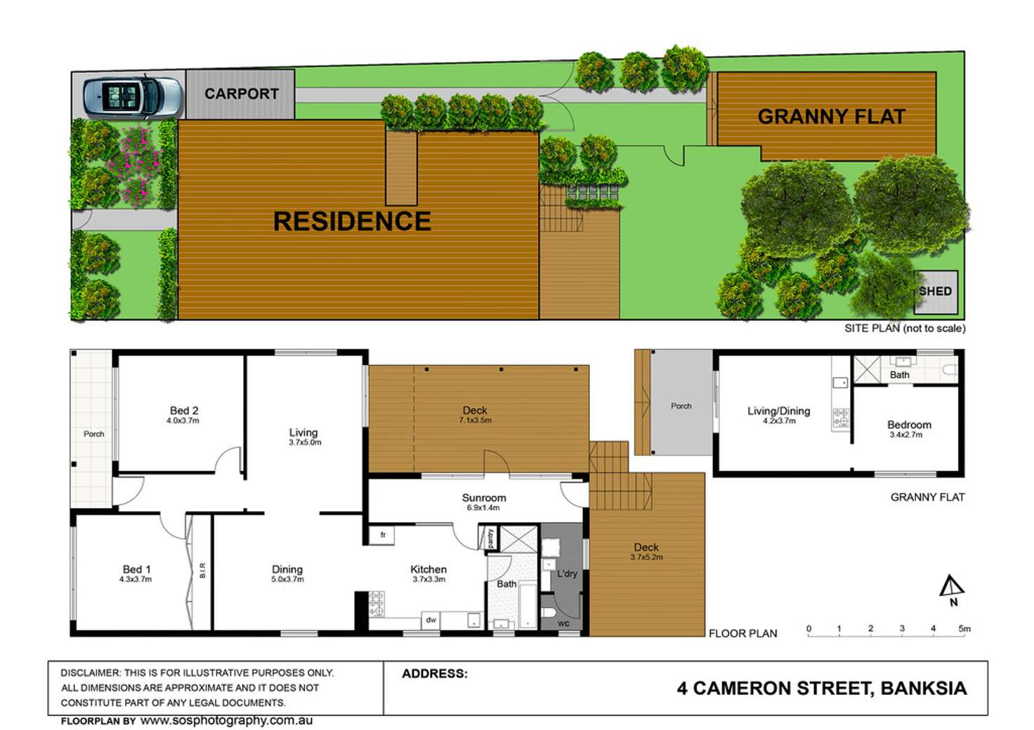 Floorplan of Homely house listing, 4 Cameron Street, Banksia NSW 2216