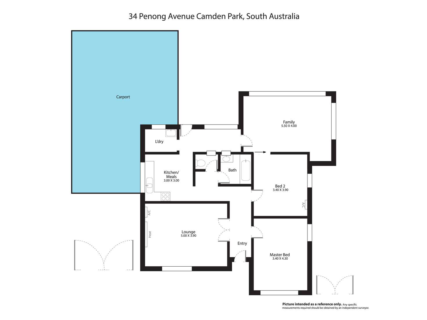 Floorplan of Homely house listing, 34 Penong Avenue, Camden Park SA 5038