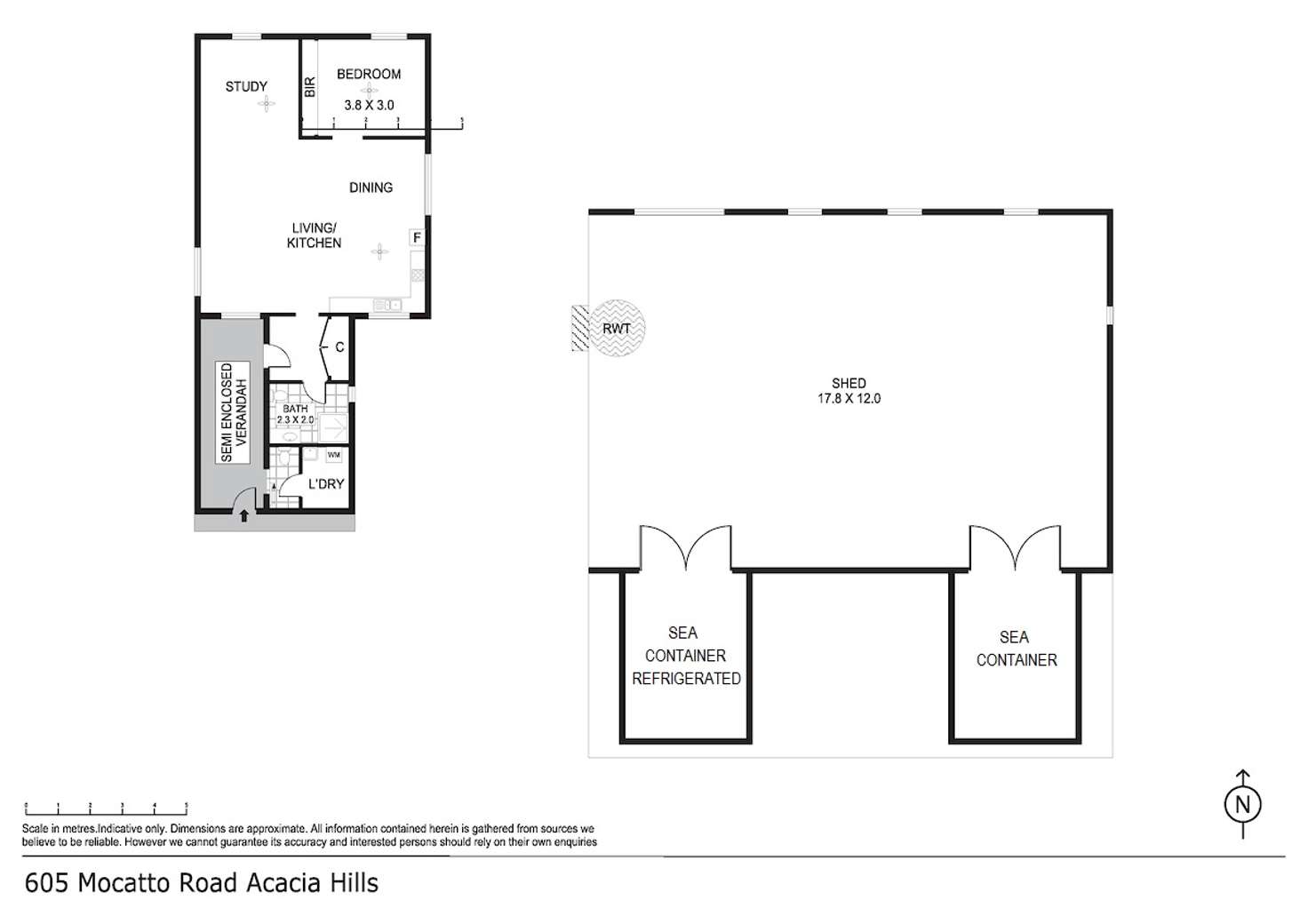 Floorplan of Homely house listing, 605 Mocatto Road, Acacia Hills NT 822