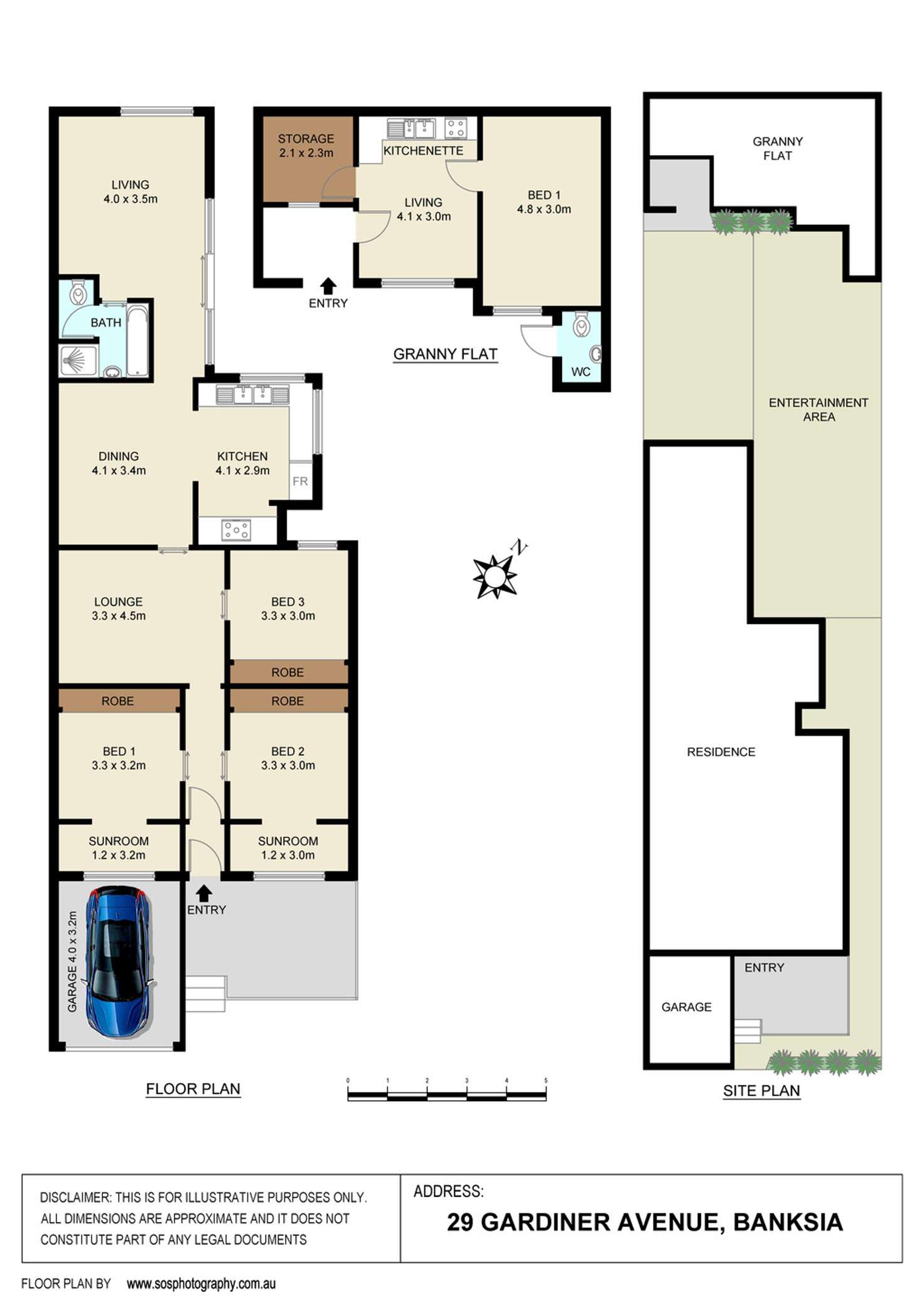Floorplan of Homely house listing, 29 Gardiner Avenue, Banksia NSW 2216