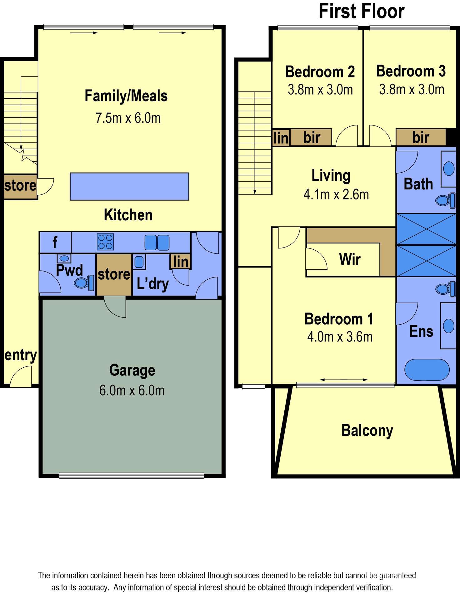 Floorplan of Homely townhouse listing, 4 Bradford Ridge, Bundoora VIC 3083
