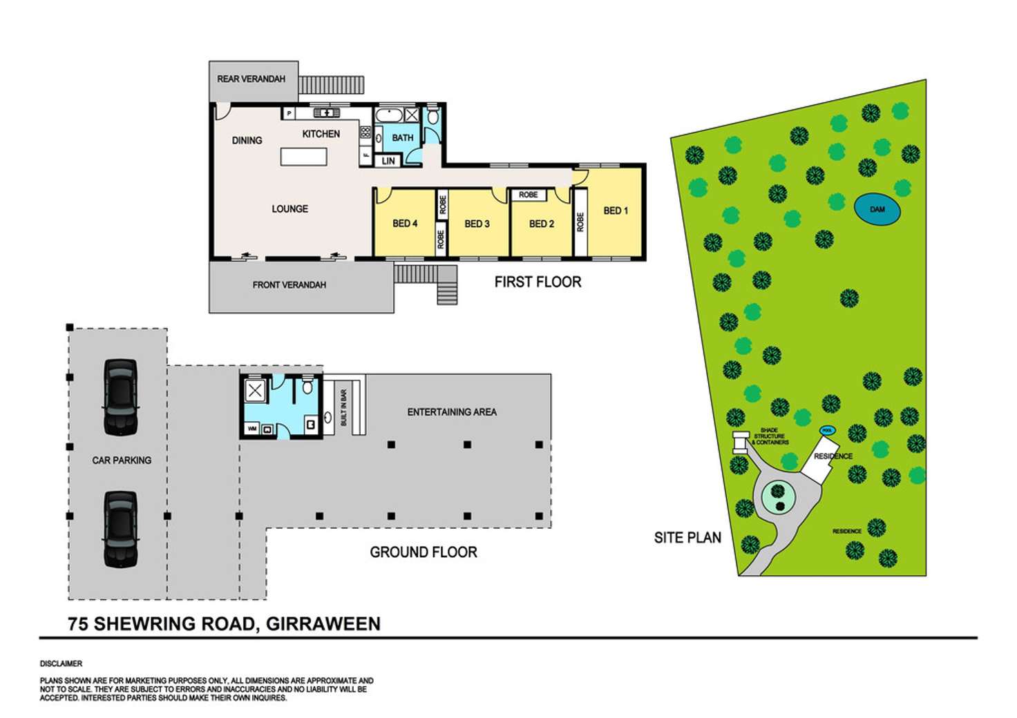 Floorplan of Homely house listing, 75 Shewring Road, Mcminns Lagoon NT 822