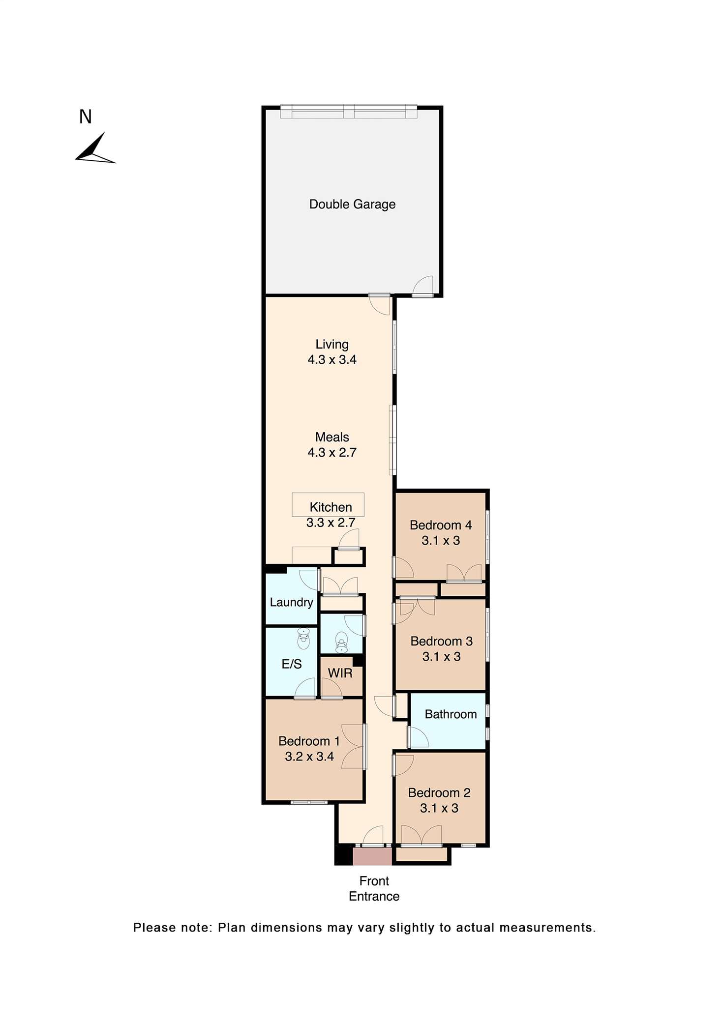 Floorplan of Homely house listing, 15 Willoby Drive, Alfredton VIC 3350