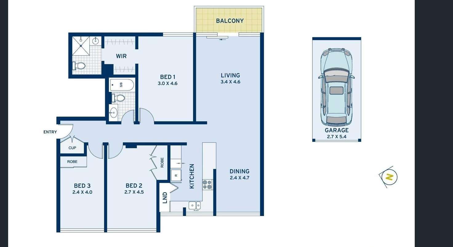 Floorplan of Homely unit listing, 36/12-16 Walton Crescent, Abbotsford NSW 2046