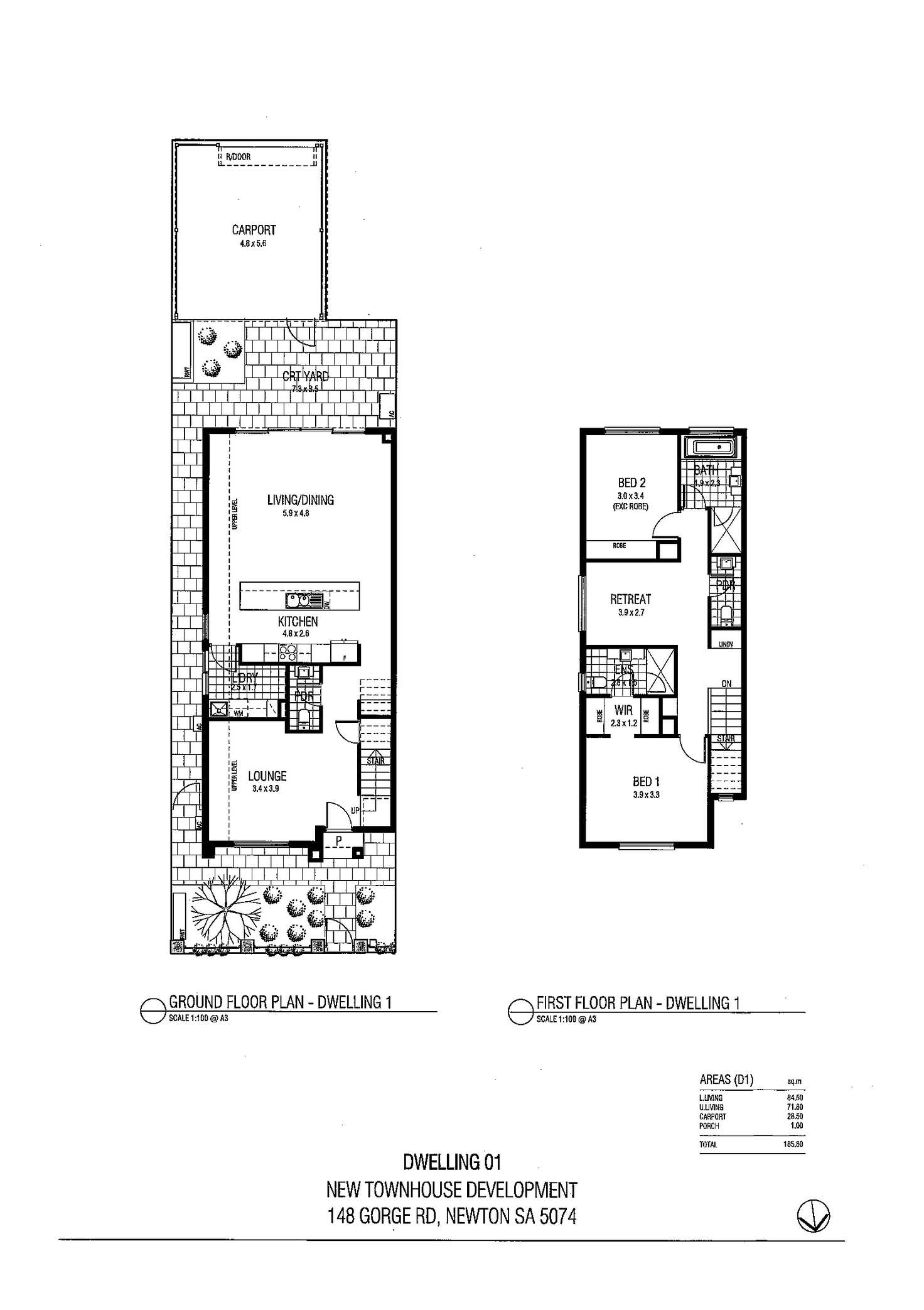Floorplan of Homely house listing, 4/148 Gorge Road, Newton SA 5074